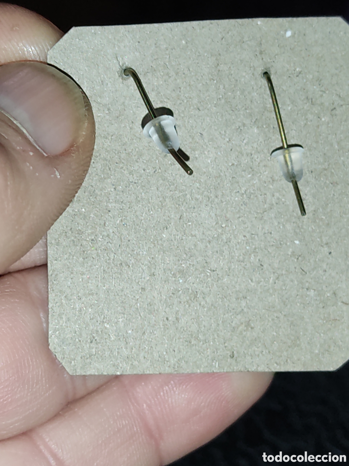 Nuevo: Pendientes g&oacute;ticos,cuervo con esmalte blanco. - Foto 3