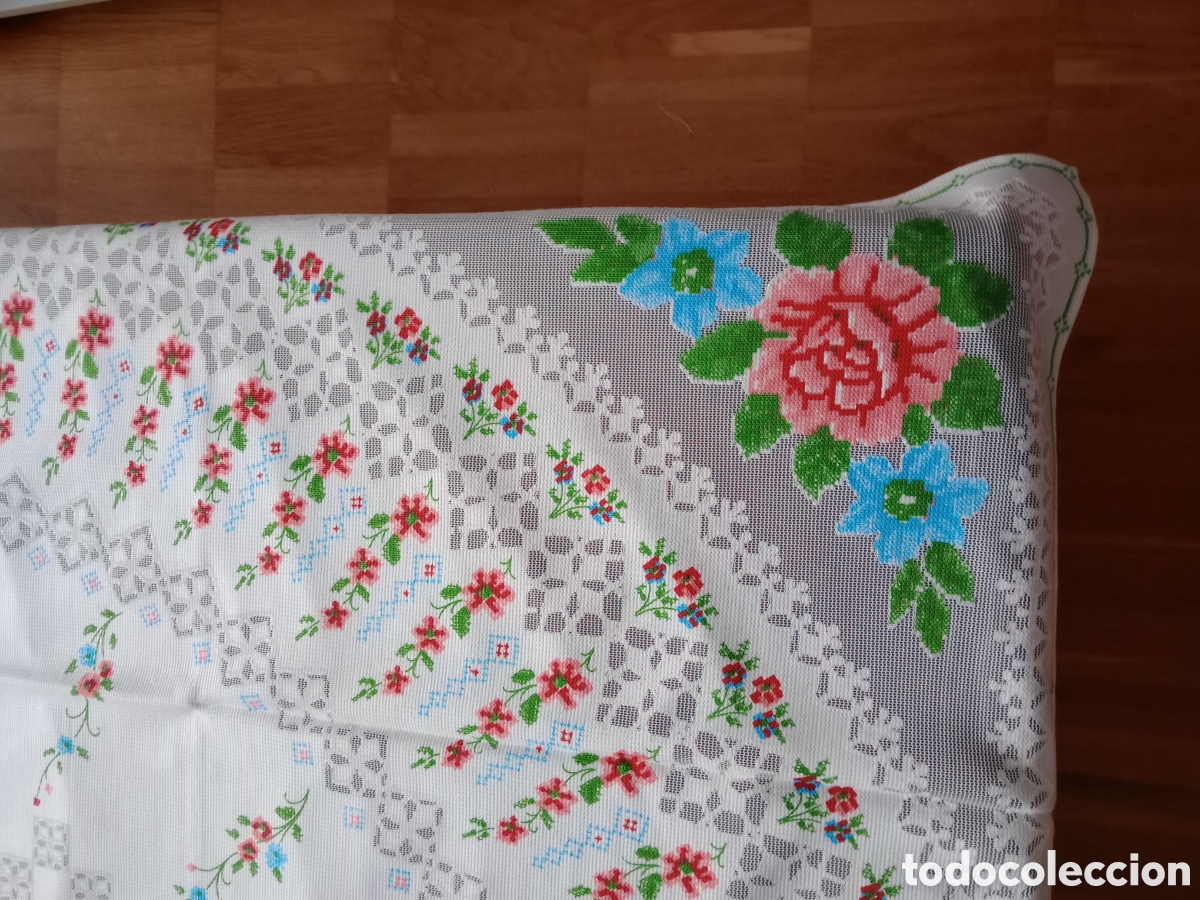 Nuevo: Manteler&iacute;a de encaje y 8 servilletas - Foto 3