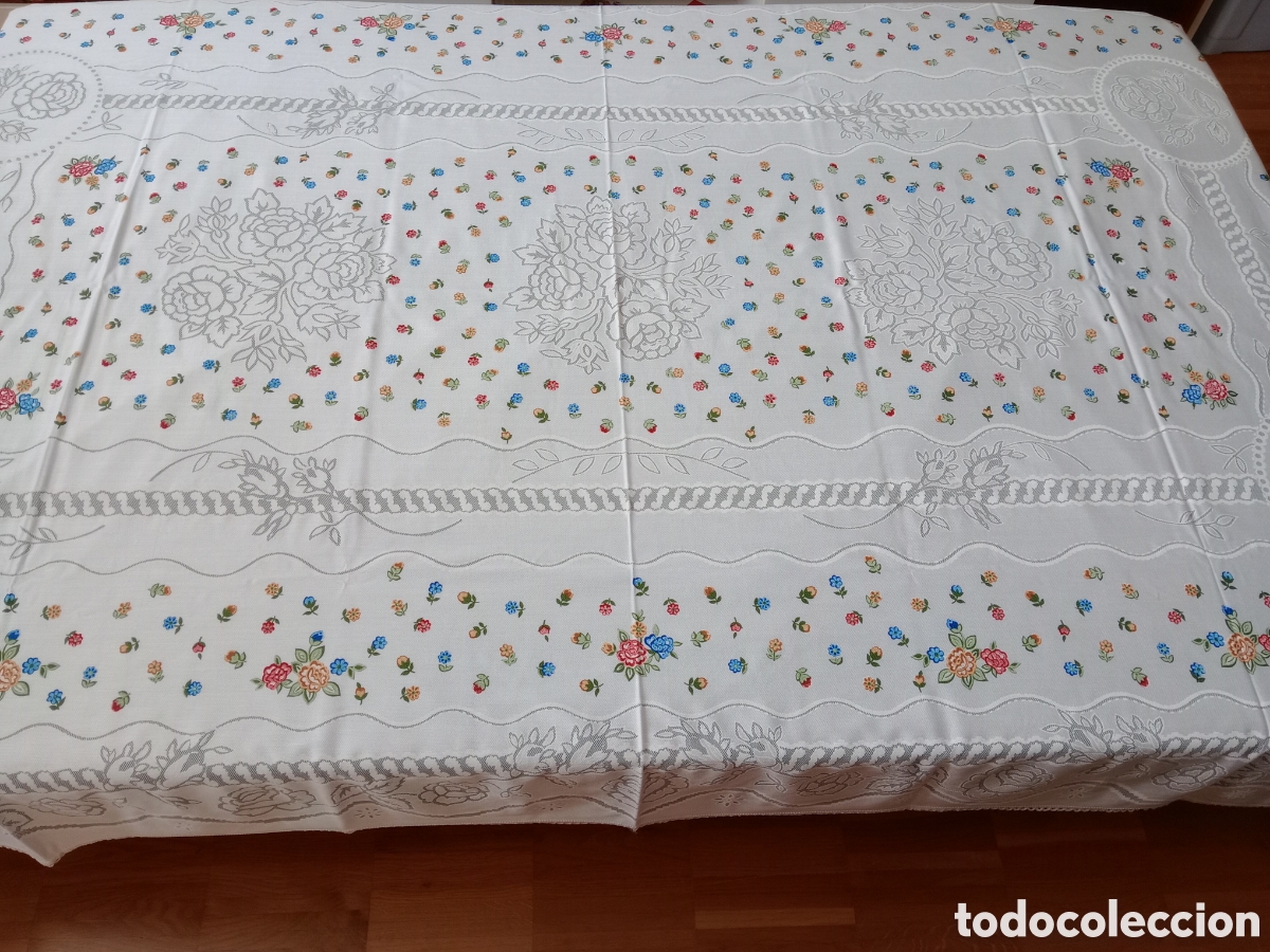 Nuevo: Manteler&iacute;a de encaje y 12 servilletas - Foto 2