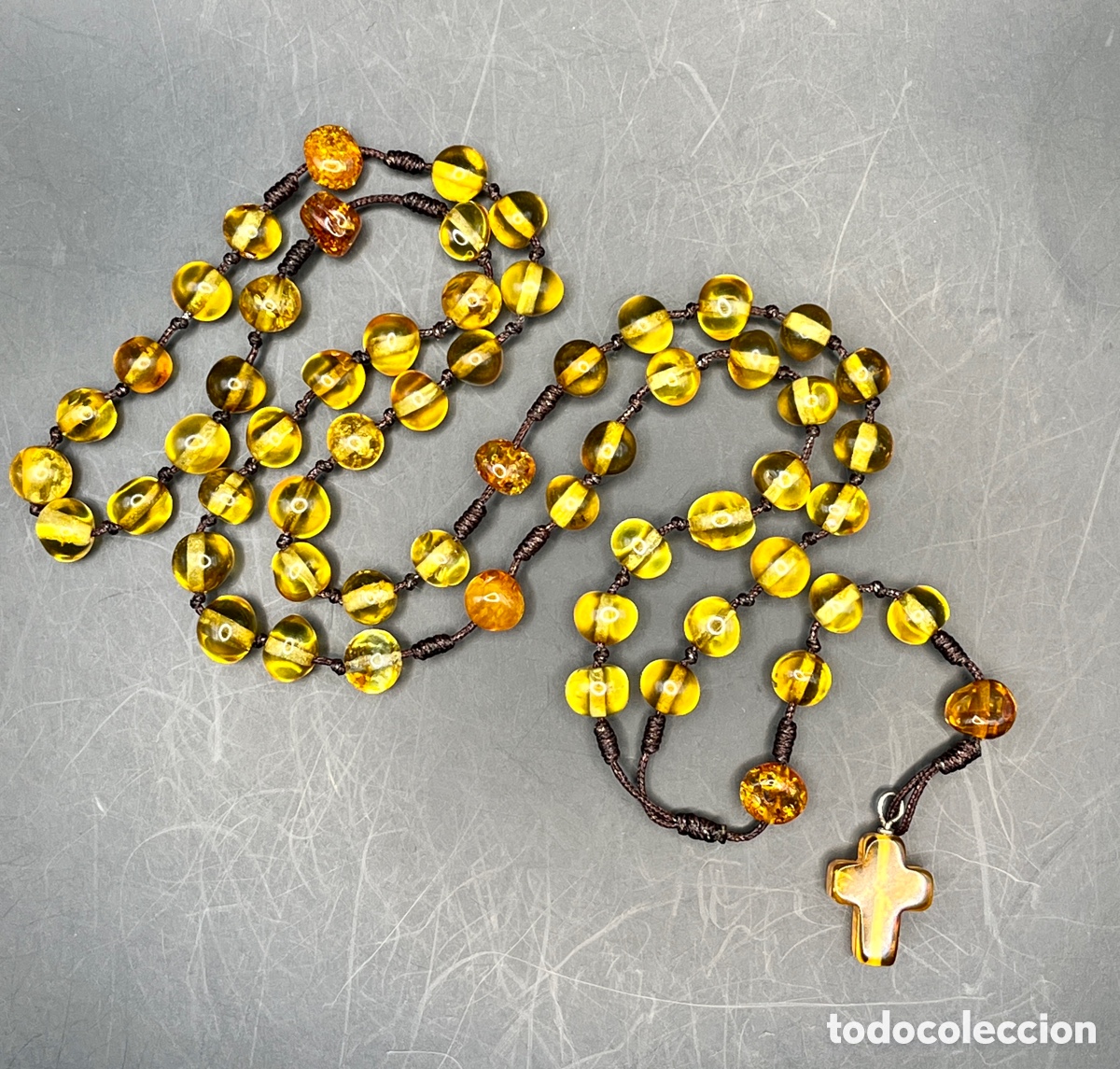 Nuevo: Rosario cat&oacute;lico de &Aacute;mbar b&aacute;ltico - Foto 3