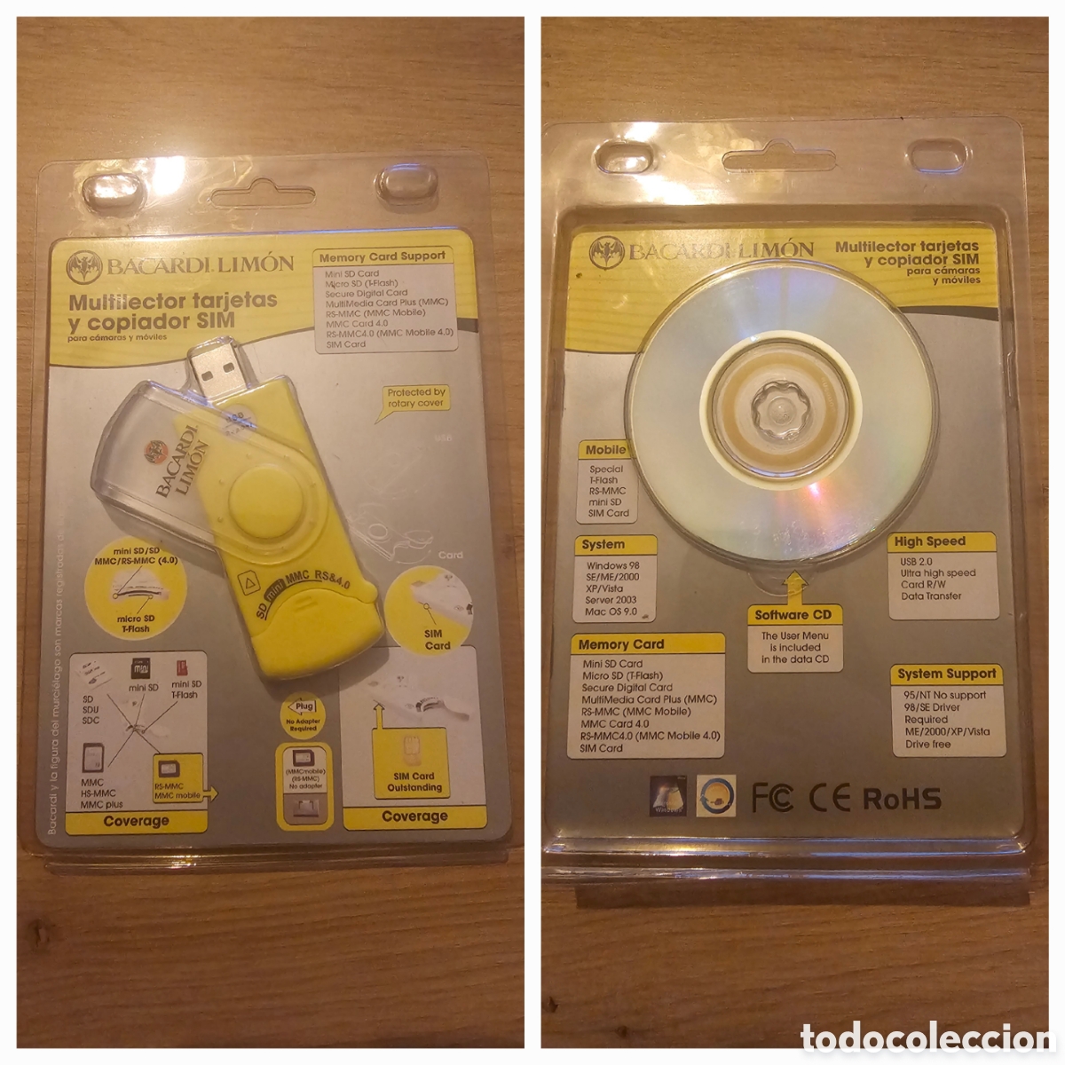Nuevo: Bacardi lim&oacute;n lector tarjetas Sim - Foto 1
