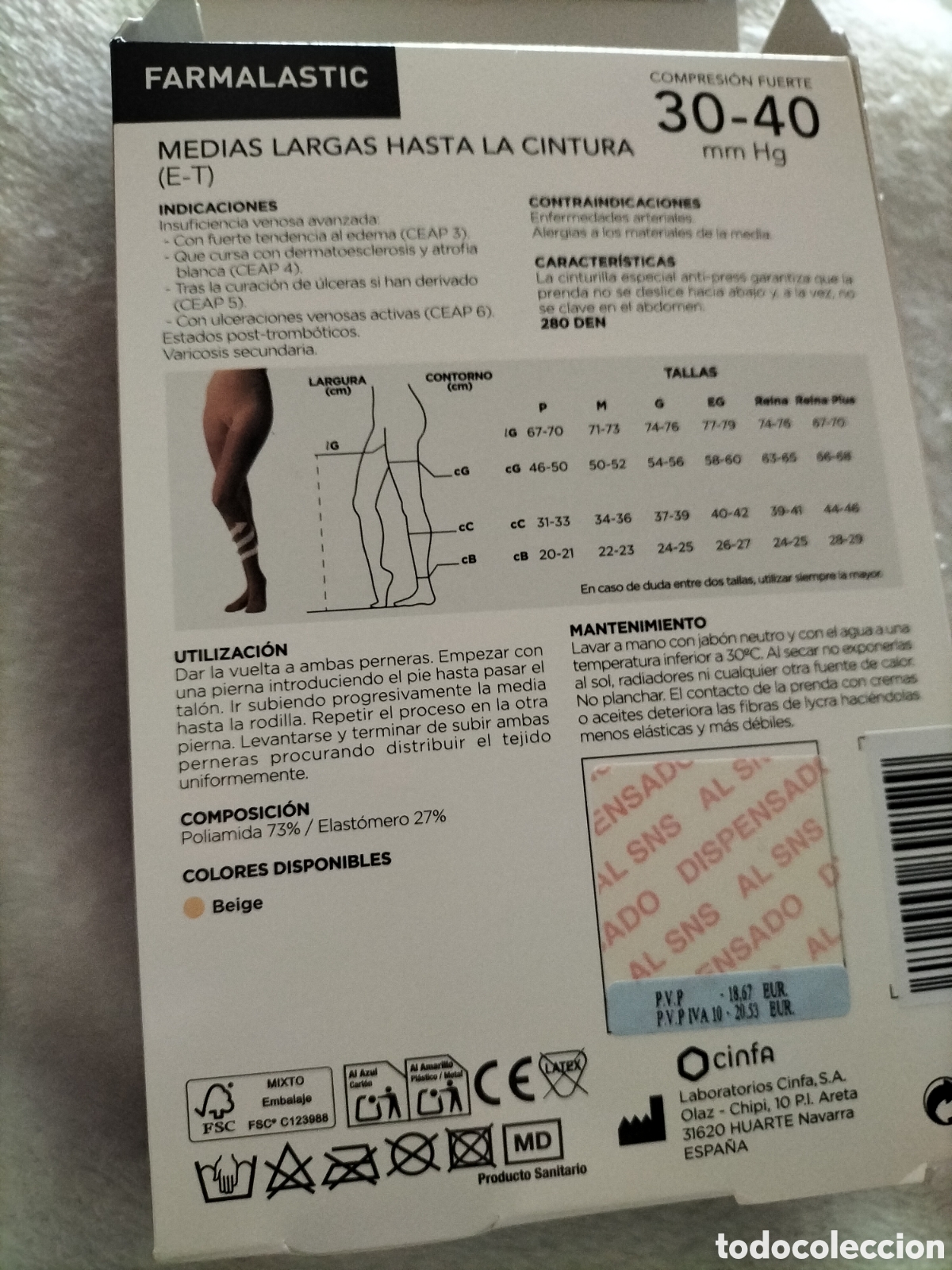 Nuevo: Medias el&aacute;sticas de mujer hasta la cintura - Foto 2