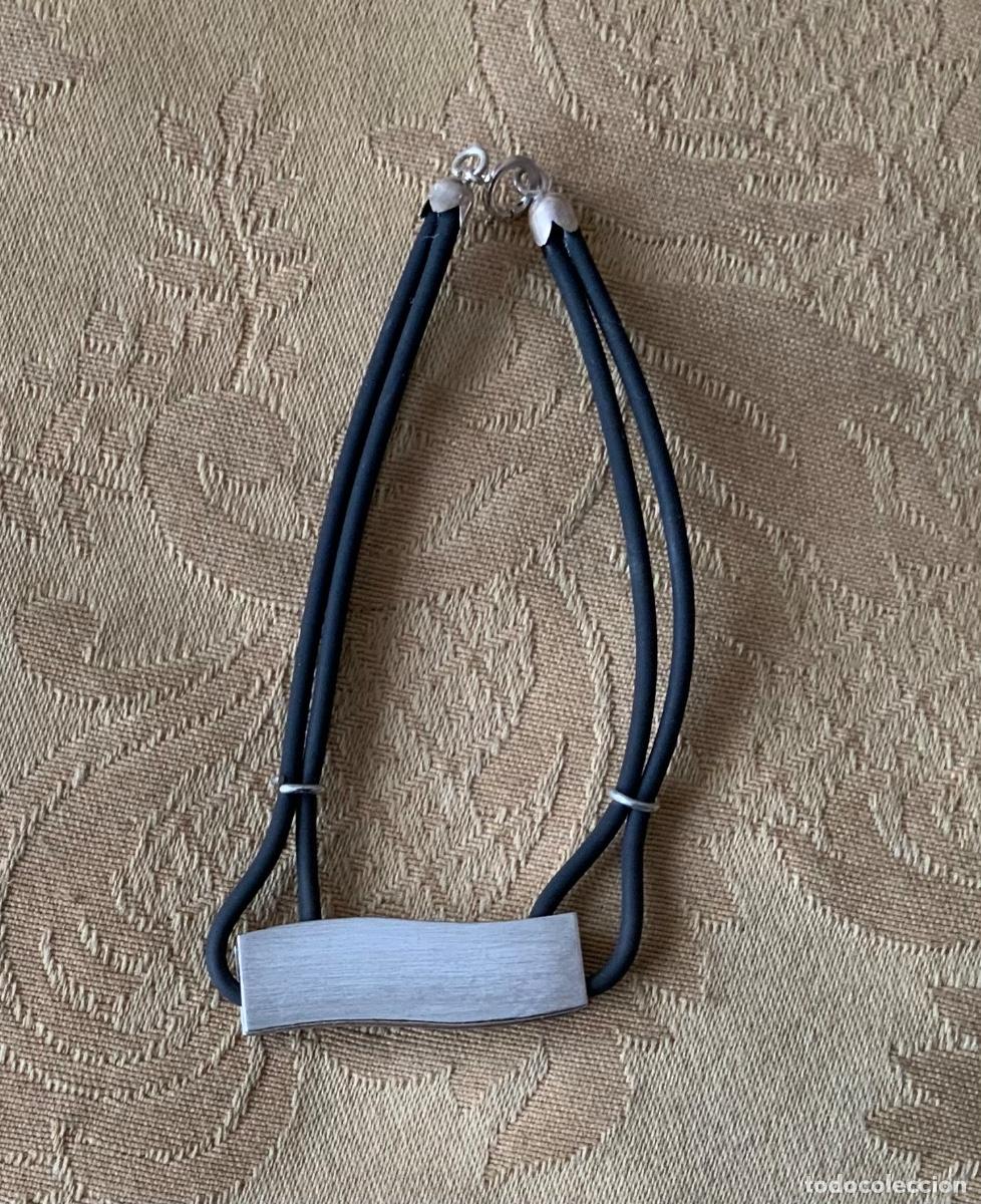 Nuevo: PULSERA PLATA DE LEY ADAS Y CAUCHO - Foto 11