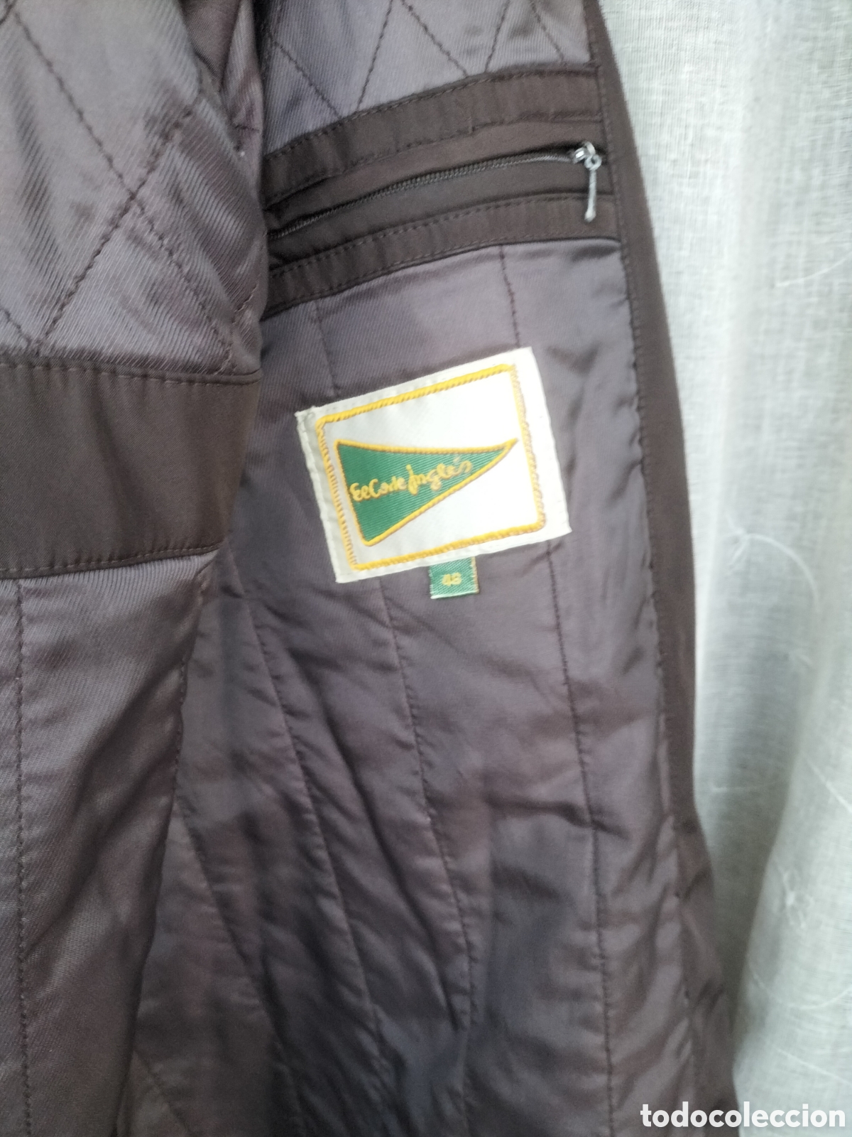 Nuevo: Chaquet&oacute;n impermeable marr&oacute;n El Corte ingles talla 46 - Foto 2
