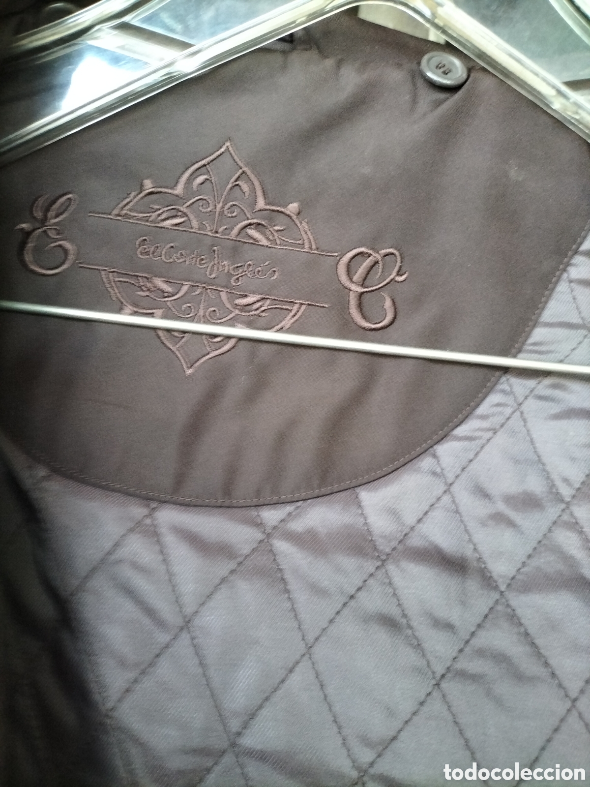 Nuevo: Chaquet&oacute;n impermeable marr&oacute;n El Corte ingles talla 46 - Foto 3