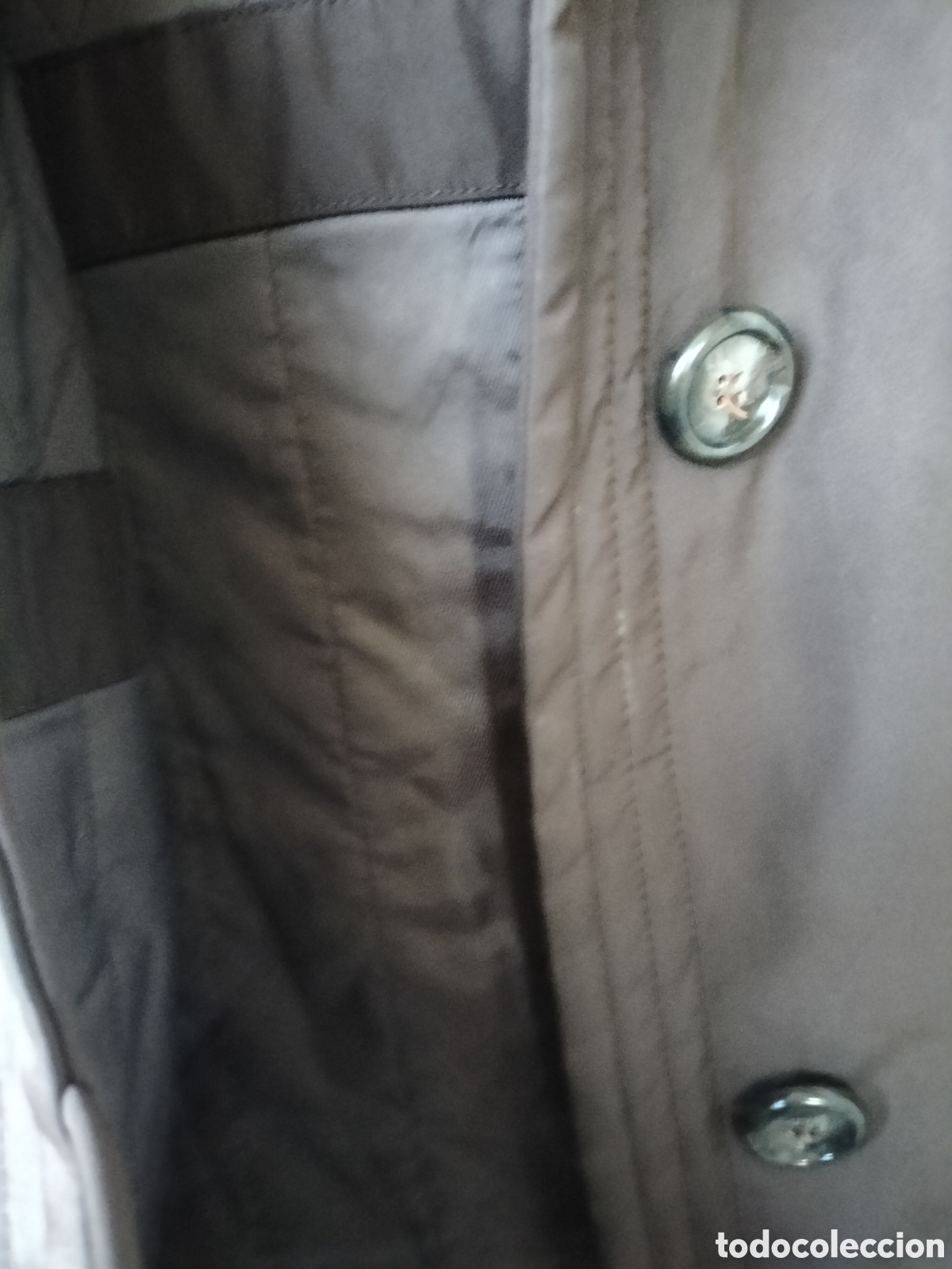 Nuevo: Chaquet&oacute;n impermeable marr&oacute;n El Corte ingles talla 46 - Foto 8
