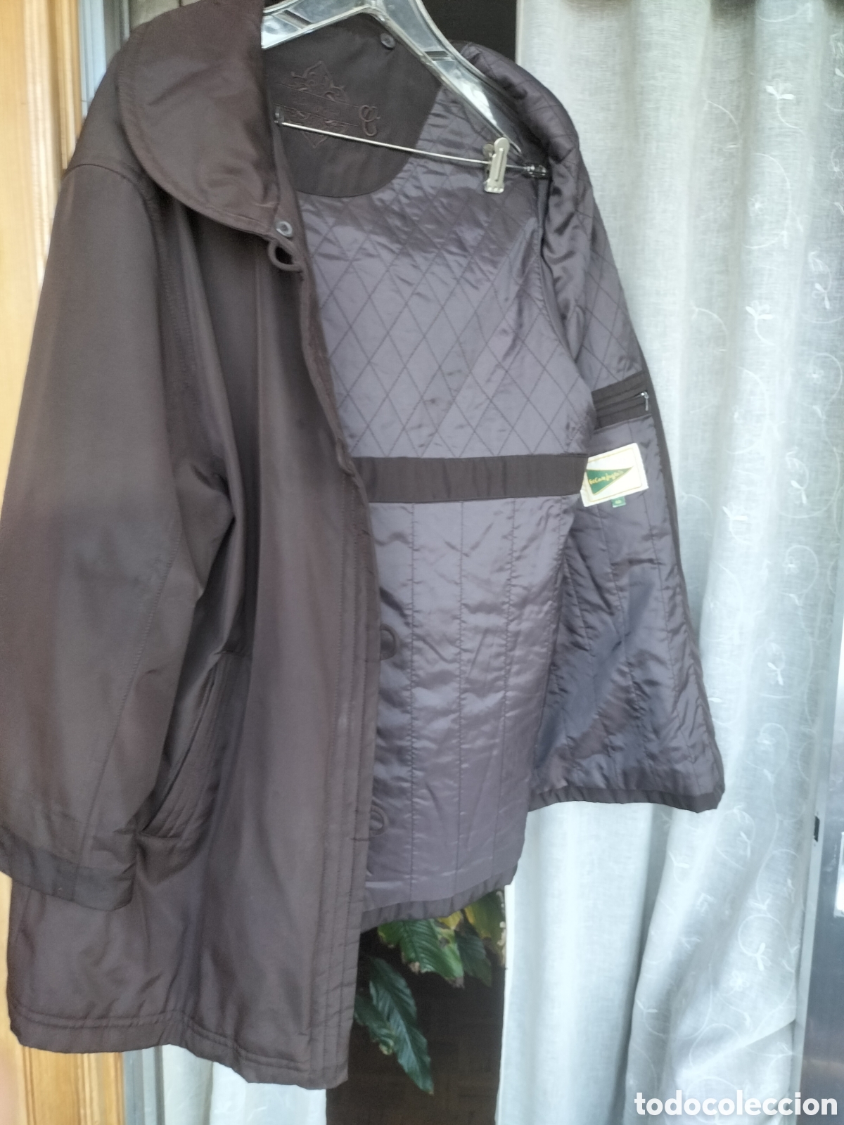 Nuevo: Chaquet&oacute;n impermeable marr&oacute;n El Corte ingles talla 46 - Foto 1