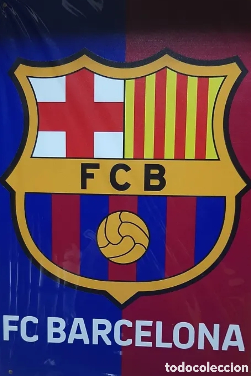 Nuevo: CARTEL MET&Aacute;LICO DEL BARCELONA - Foto 1
