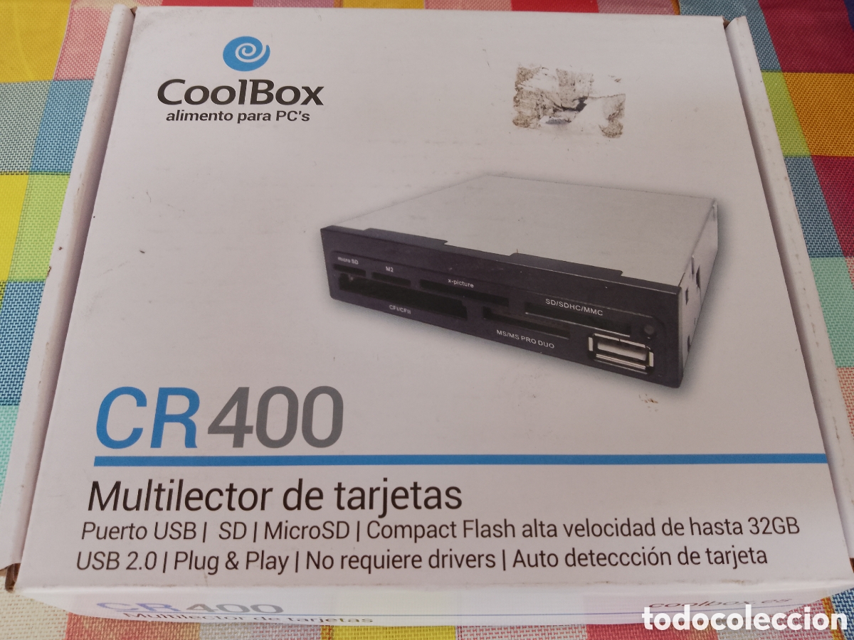 Nuevo: Multilector Tarjetas .Cool box cr 400. Nuevo . A estrenar . PC . MAC . WINDOWS . LINUX - Foto 1