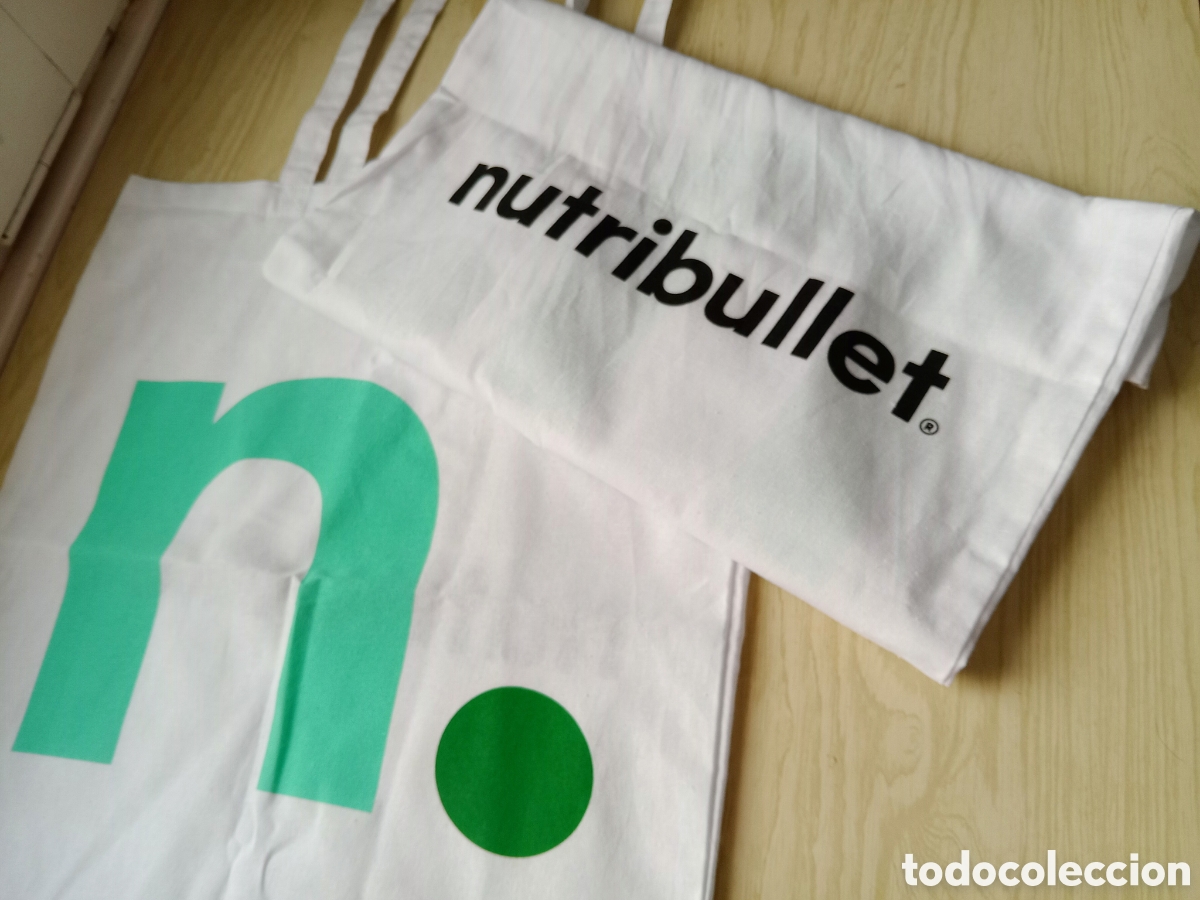 Nuevo: 2 BOLSAS ALGOD&Oacute;N PUBLICIDAD NUTRIBULLET&reg; 2x2&euro; - Foto 1