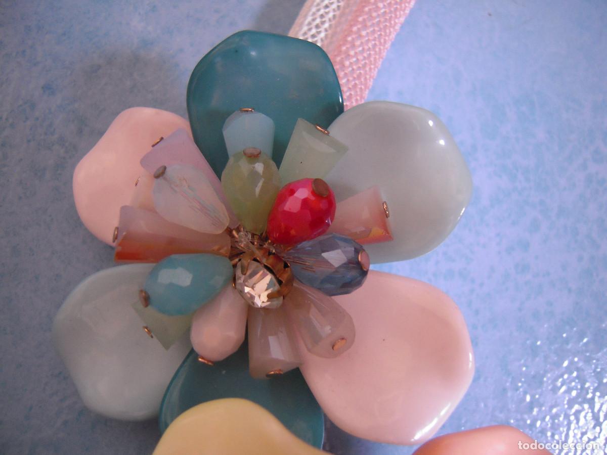 Nuevo: Collar multicolor dos flores grandes - Foto 4