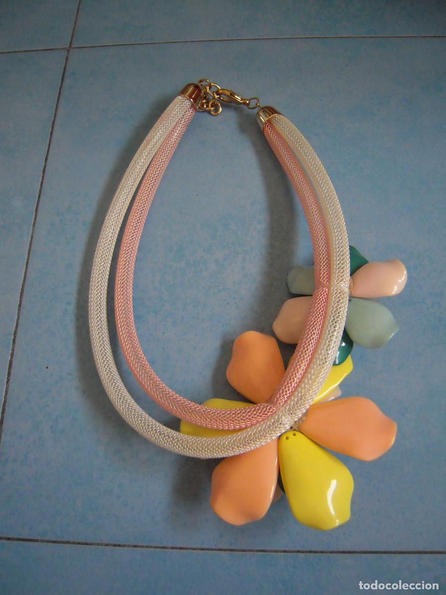 Nuevo: Collar multicolor dos flores grandes - Foto 7