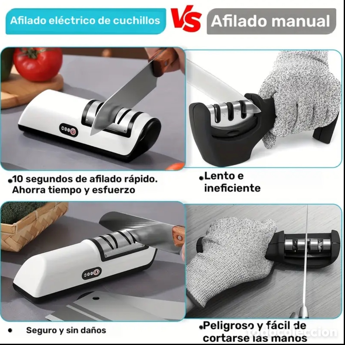 Nuevo: AFILADOR CUCHILLOS A BATER&Iacute;A - Foto 11