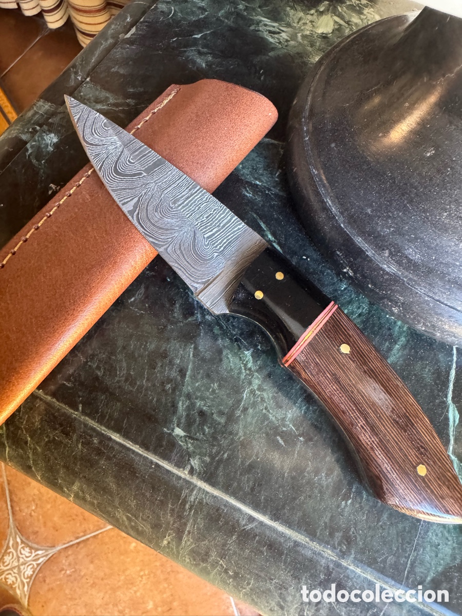 Nuevo: Cuchillo de damasco artesanal - Foto 2