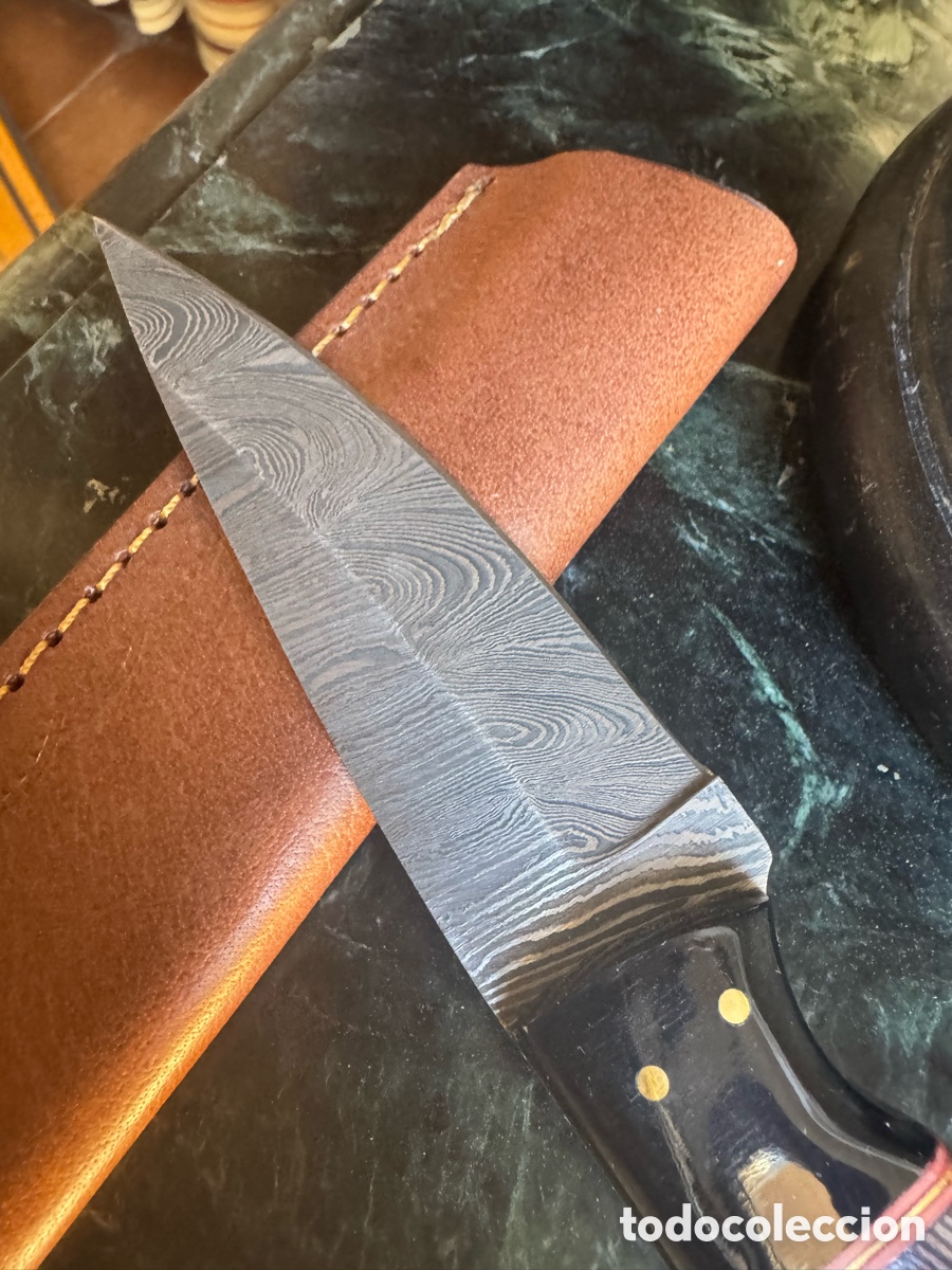 Nuevo: Cuchillo de damasco artesanal - Foto 3