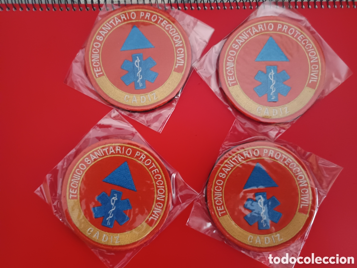Nuevo: N 7 LOTE DE 4 PARCHES CON VELCRO - Foto 1
