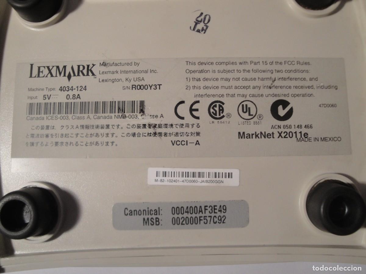 Nuevo: LexMark, Mark Net X2000. Servidor de impresi&oacute;n externo. - Foto 3