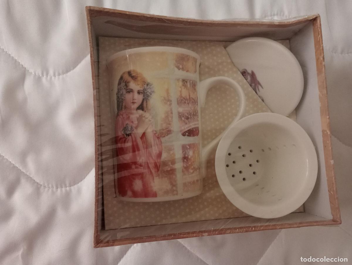 Nuevo: Taza &aacute;ngel t&eacute; con infusor nueva - Foto 2