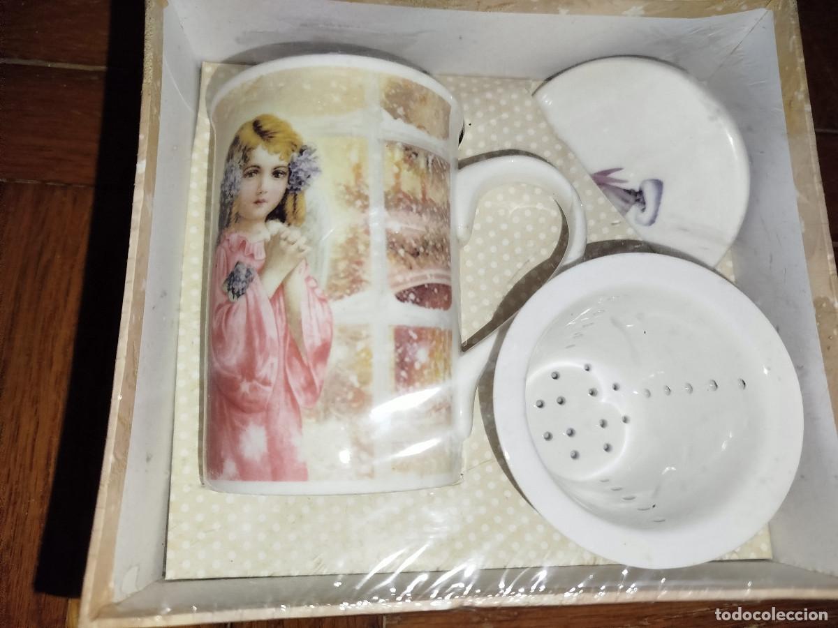 Nuevo: Taza &aacute;ngel t&eacute; con infusor nueva - Foto 3