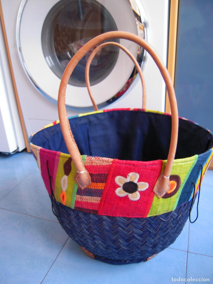 Nuevo: Capazo azul y multicolor - Foto 3