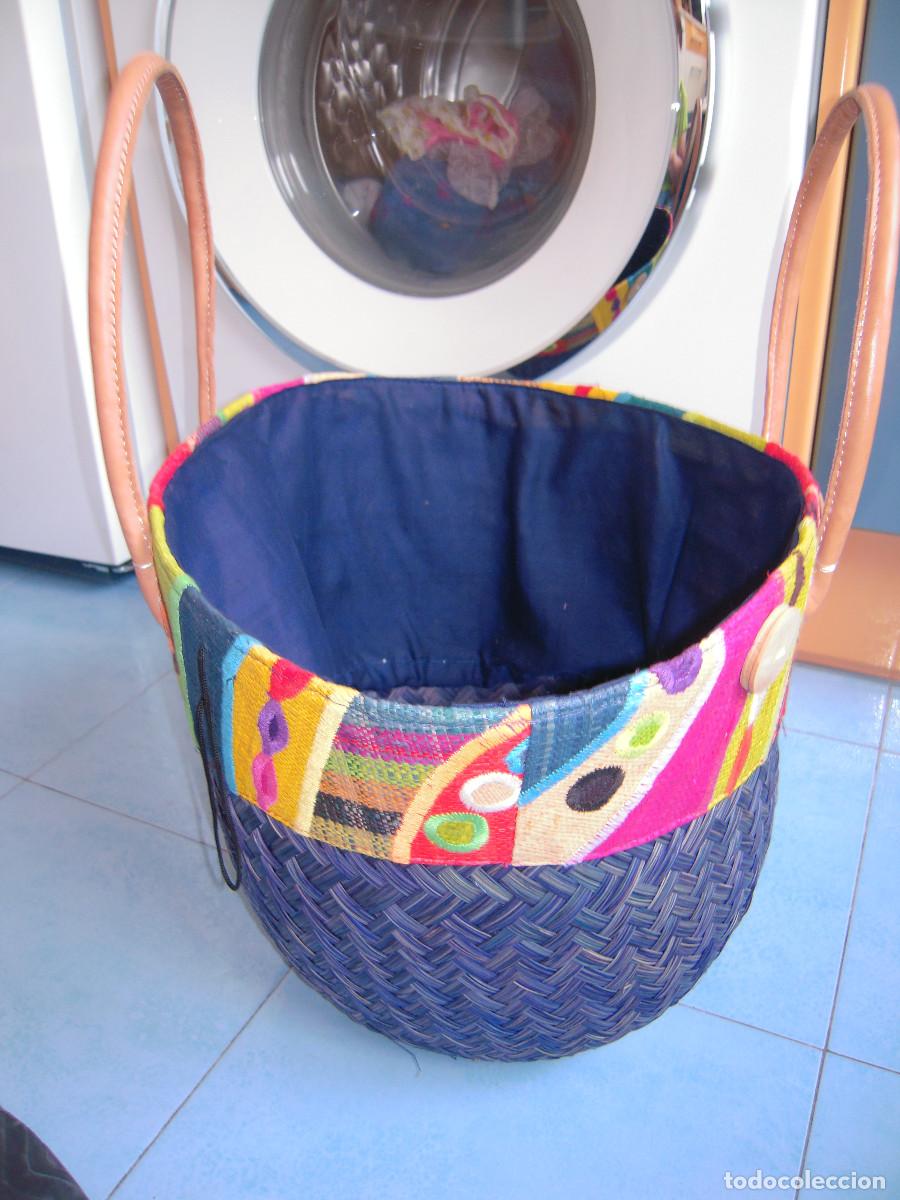 Nuevo: Capazo azul y multicolor - Foto 4