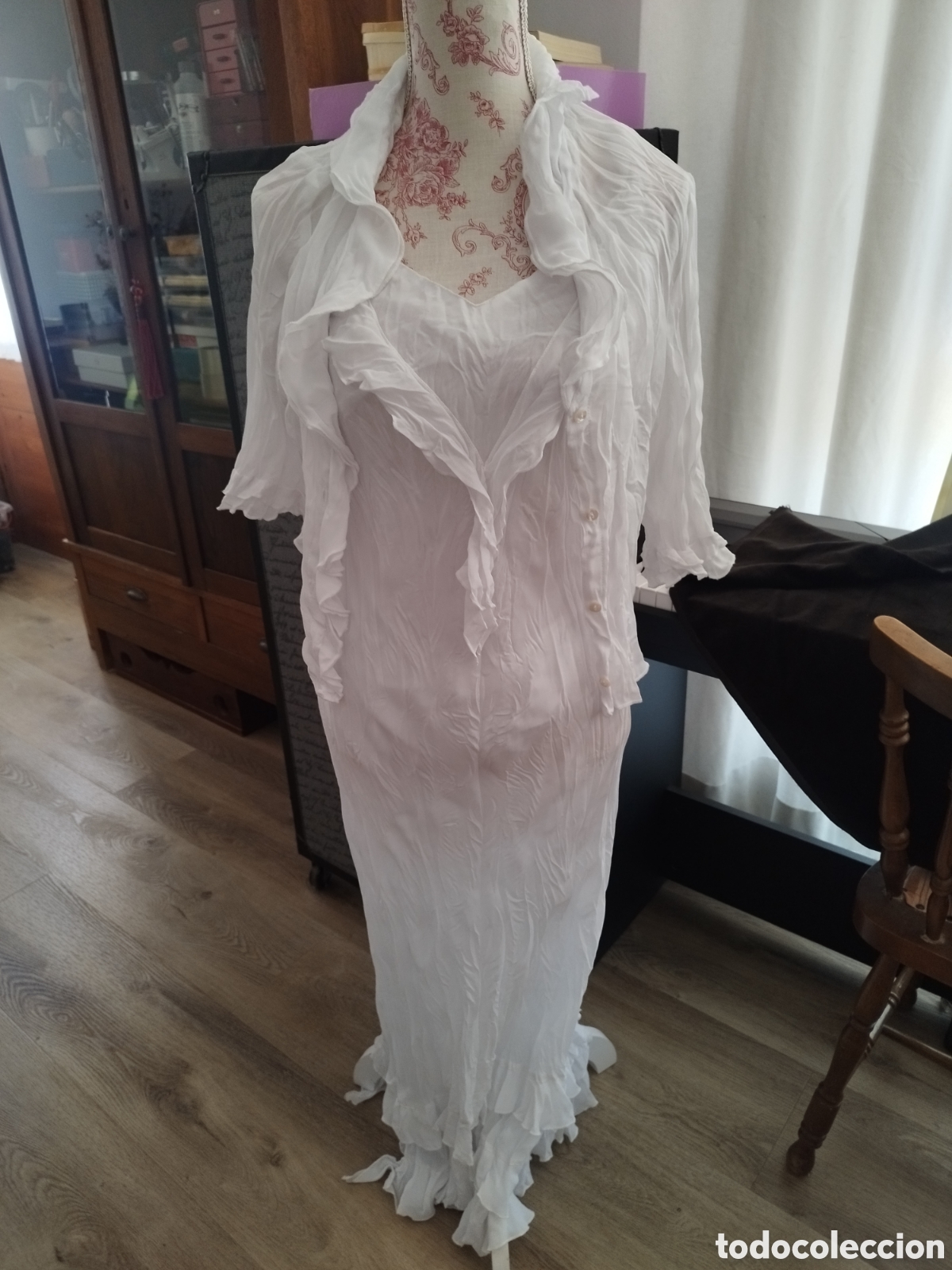 Nuevo: Conjunto vestido y camisa blanco - Foto 1