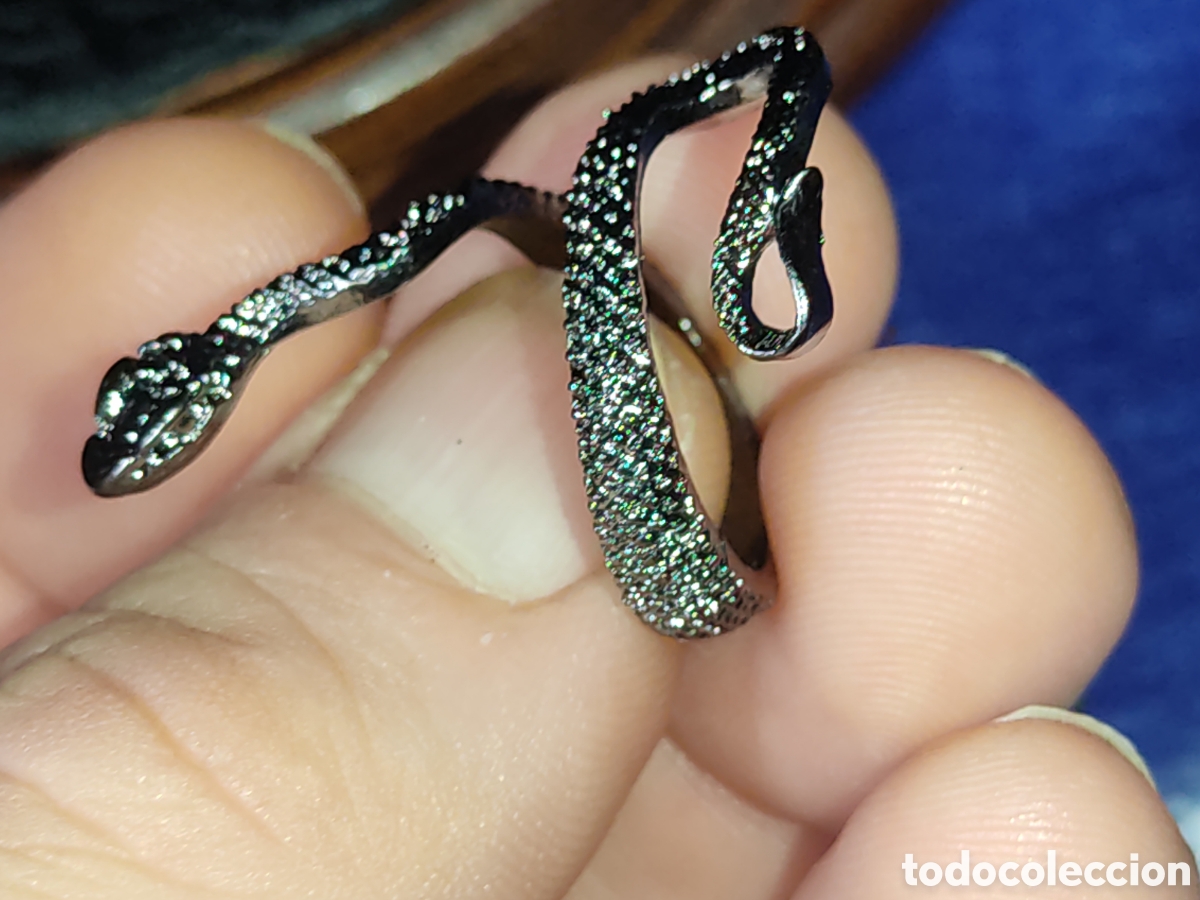 Nuevo: Anillo serpiente & cobra de bisuter&iacute;a ajustable. - Foto 7