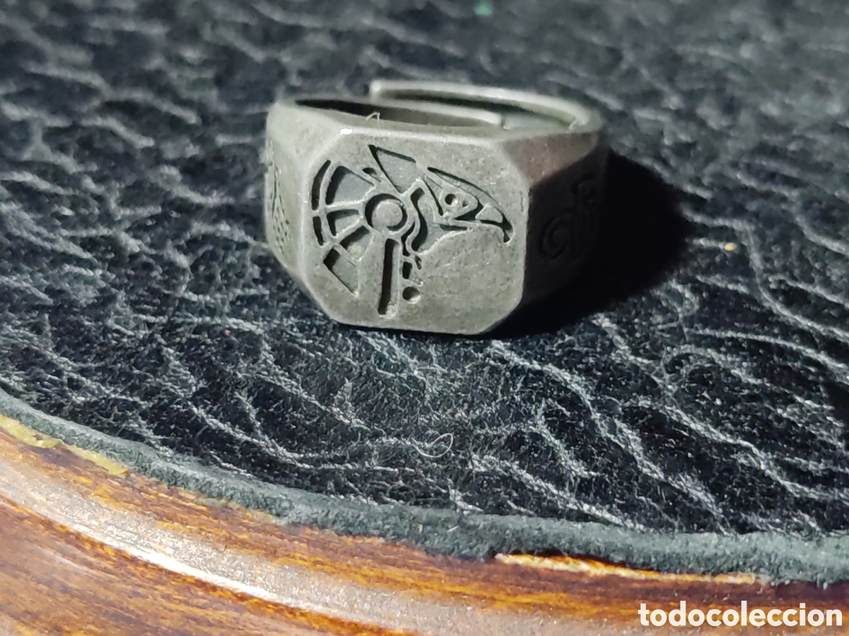 Nuevo: Anillo,sello egipcio dios Horus.Ajustable. - Foto 5
