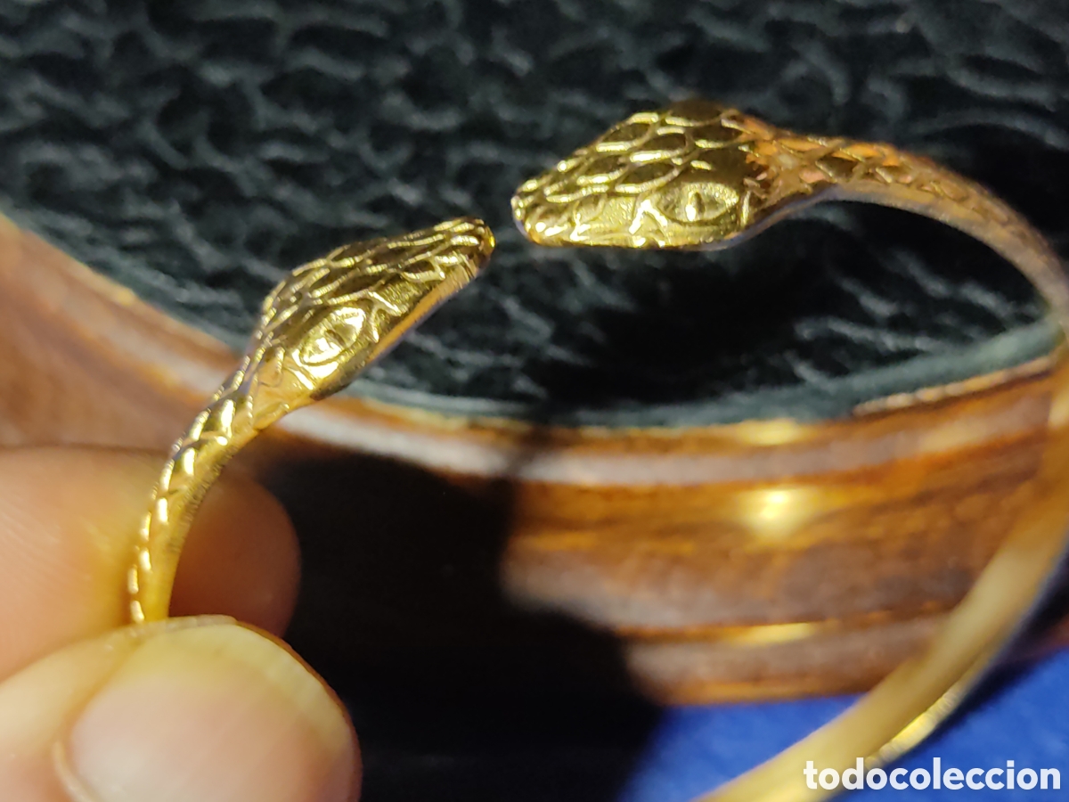 Nuevo: Pulsera cabezas de serpiente pit&oacute;n. - Foto 1