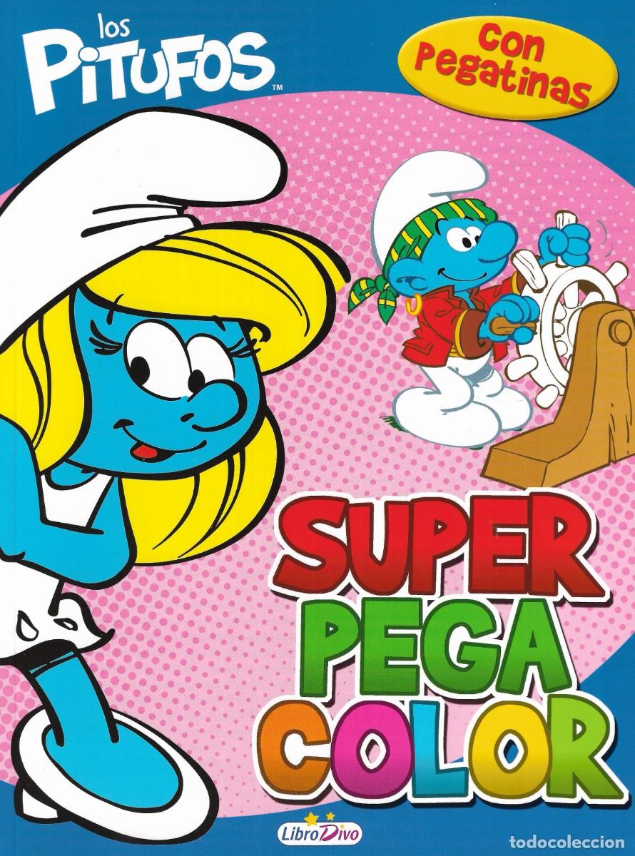 Nuevo: CUADERNO PARA NI&Ntilde;OS - LOS PITUFOS. SUPERPEGACOLOR - PEYO. - Foto 1