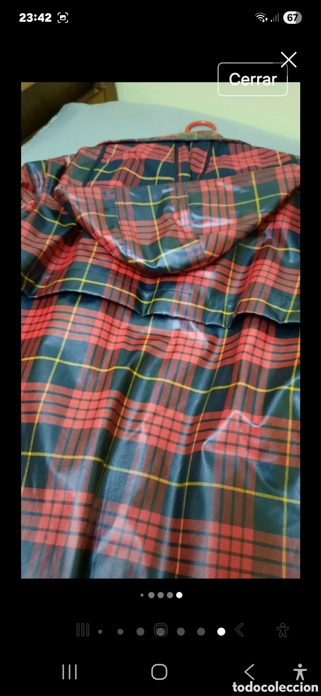 Nuevo: Gabardina Twinset Tart&aacute;n - Foto 11