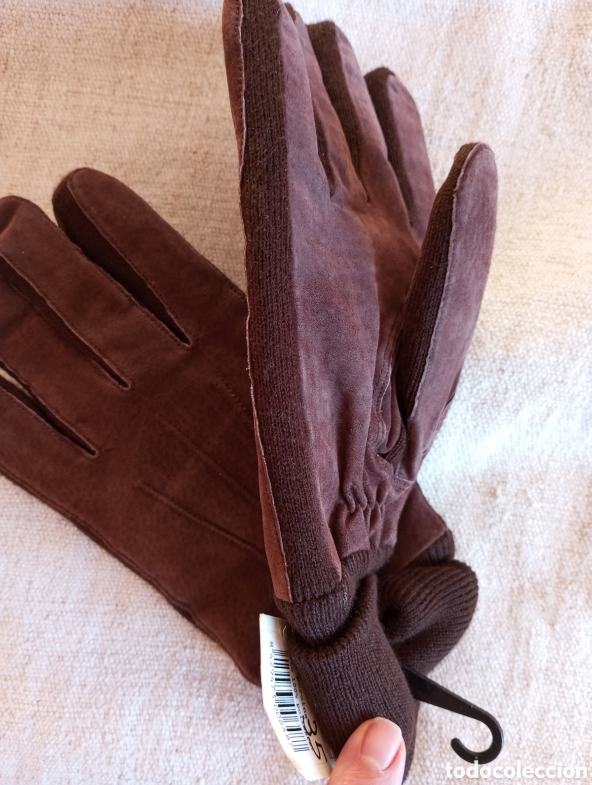Nuevo: Guantes piel aut&egrave;ntica marron - Foto 1