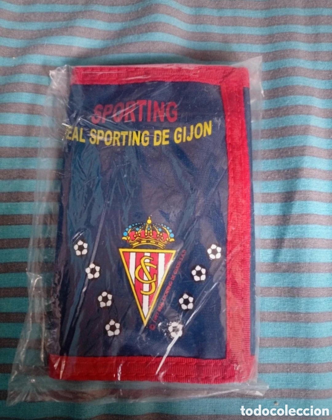 Nuevo: Billetera Sporting de Gij&oacute;n Nueva a estrenar - Foto 1