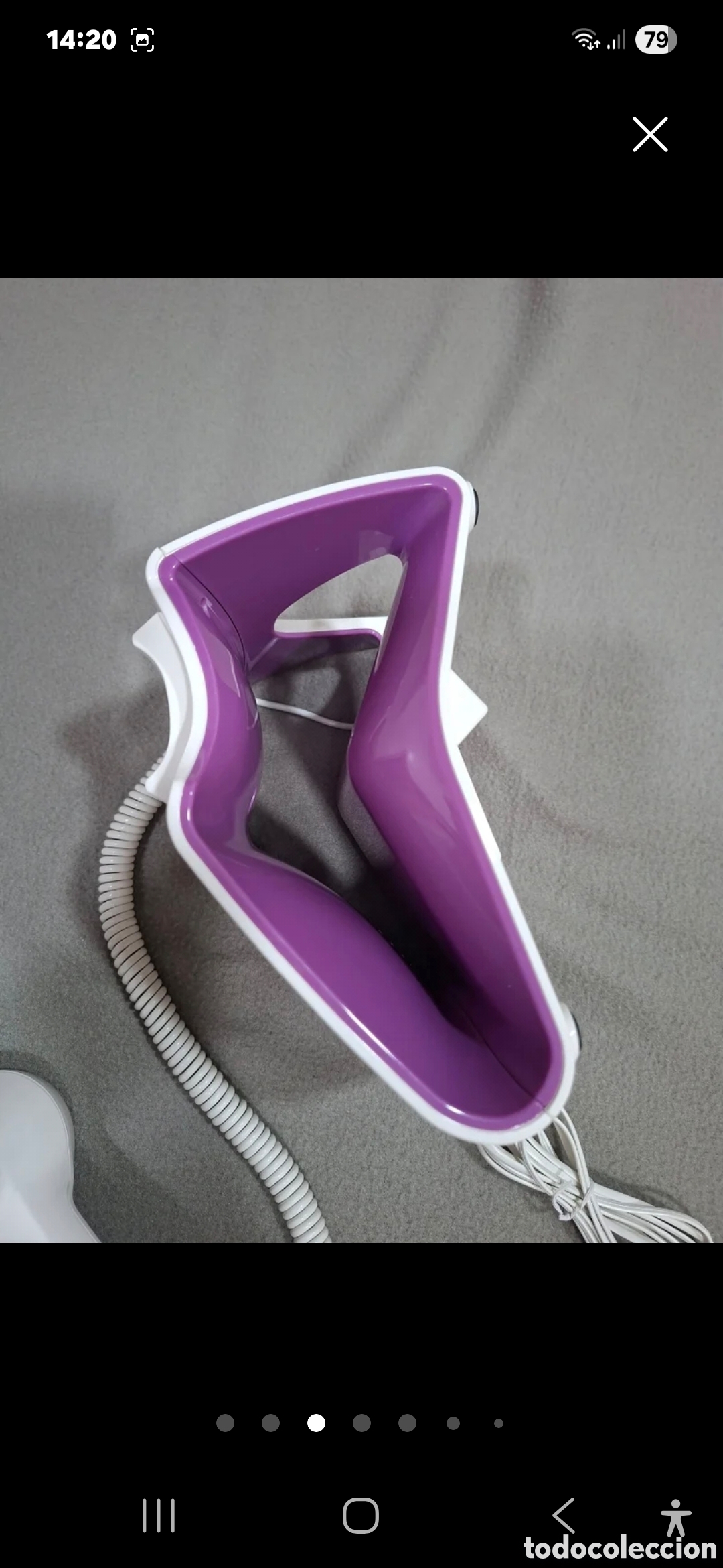 Nuevo: Tel&eacute;fono SPC telecom morado y blanco - Foto 4