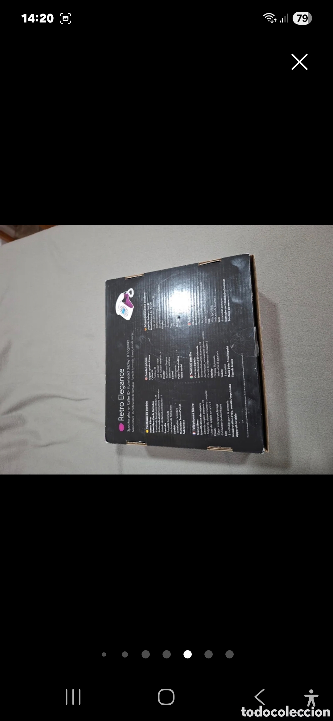 Nuevo: Tel&eacute;fono SPC telecom morado y blanco - Foto 9