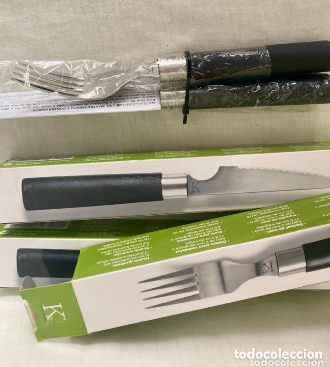 Nuevo: 3 CAJAS EN CADA UNA CUCHILLO Y TENEDOR A ESTRENAR - Foto 1