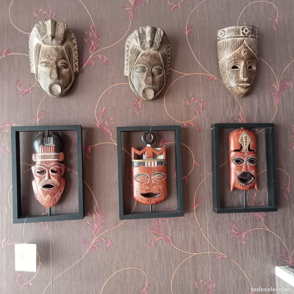 Nuevo: mascaras de madera excedentes de tienda - Foto 1