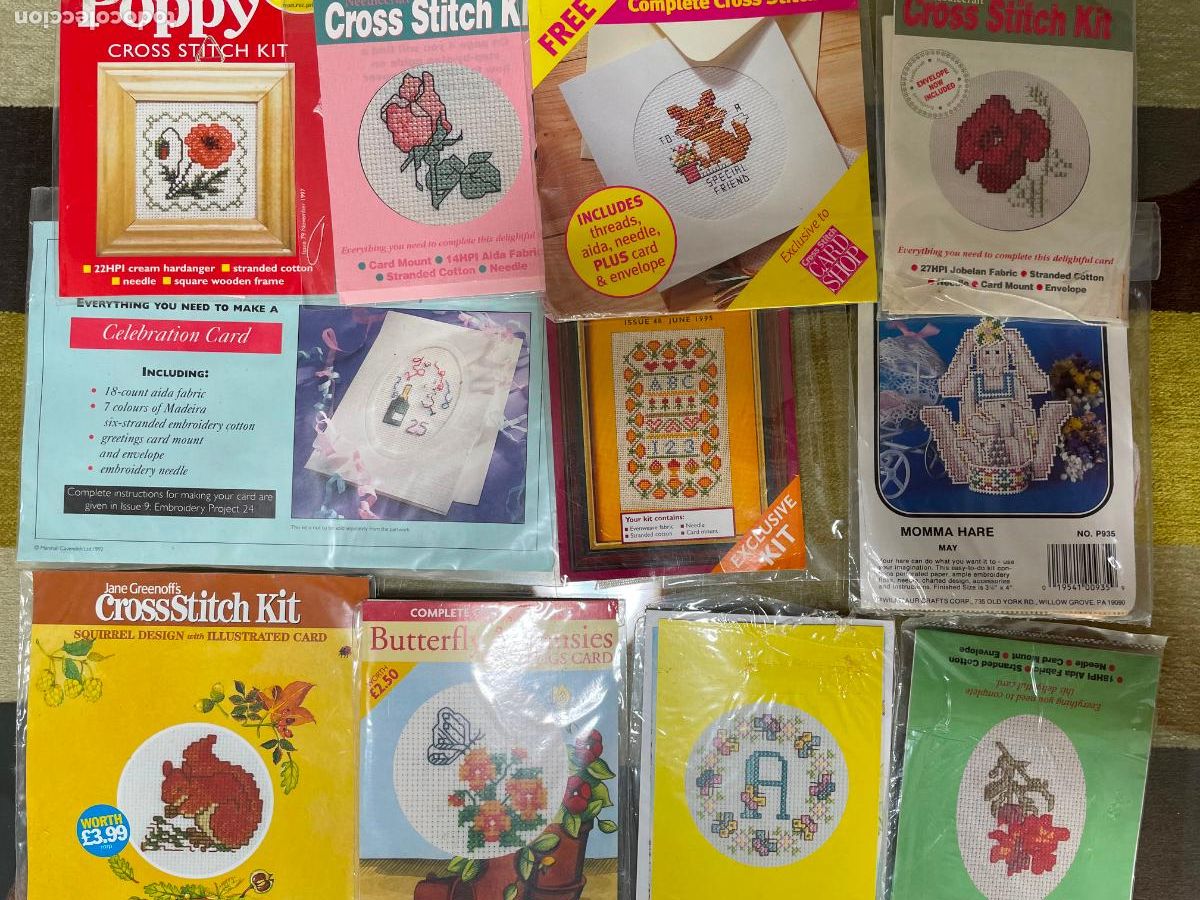 Nuevo: doce dibujos para coser en ca&ntilde;amazo, peque&ntilde;os - Foto 1