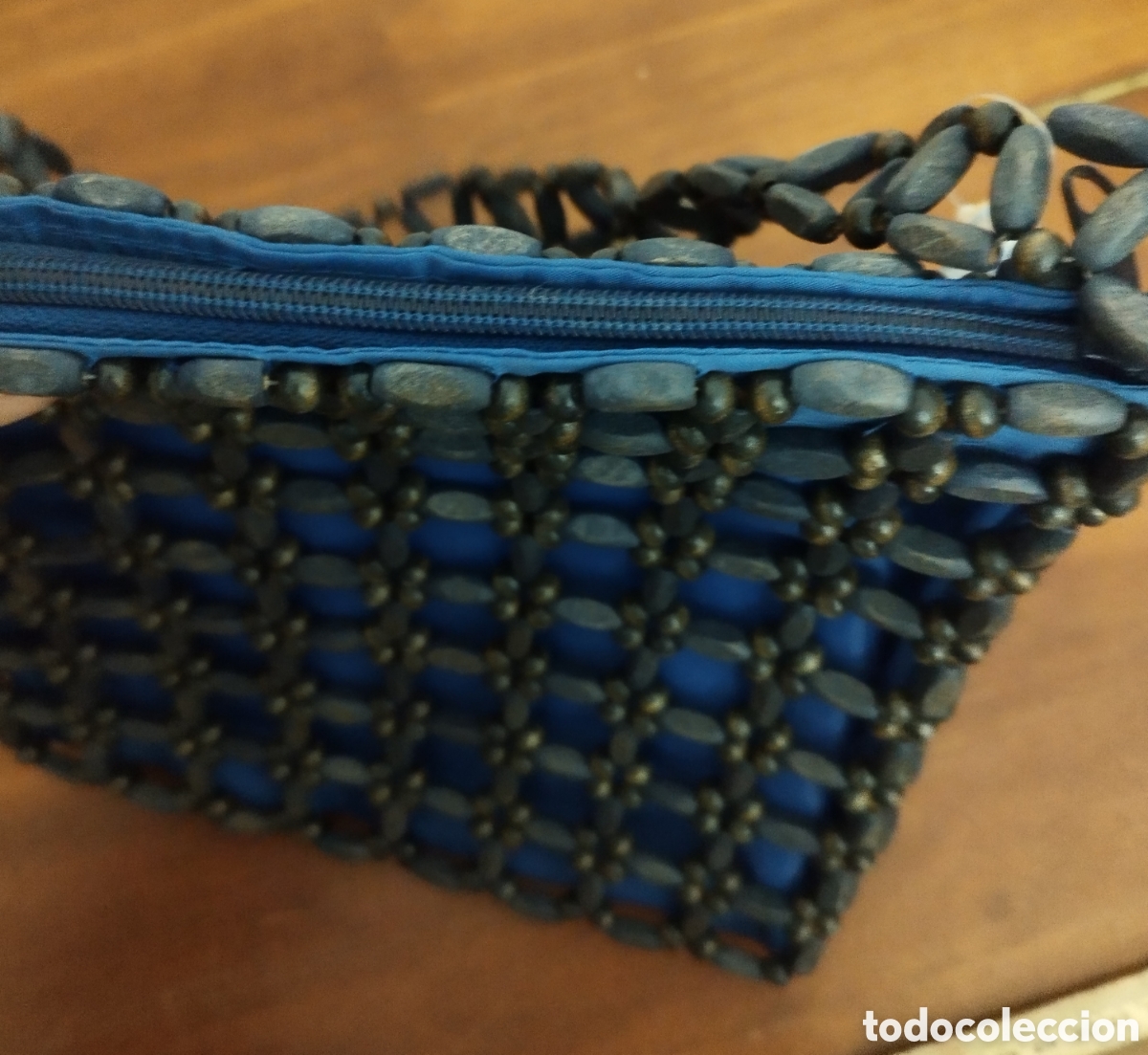 Nuevo: Bolso vintage cuentas madera - Foto 2