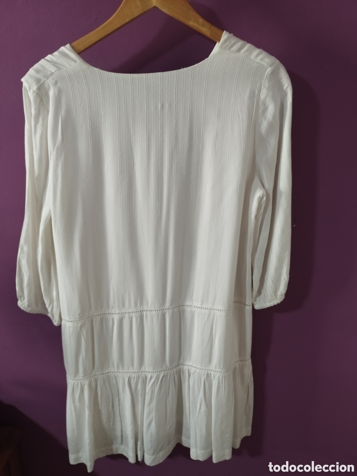 Nuevo: Vestido blanco roto ICHI talla M - Foto 3