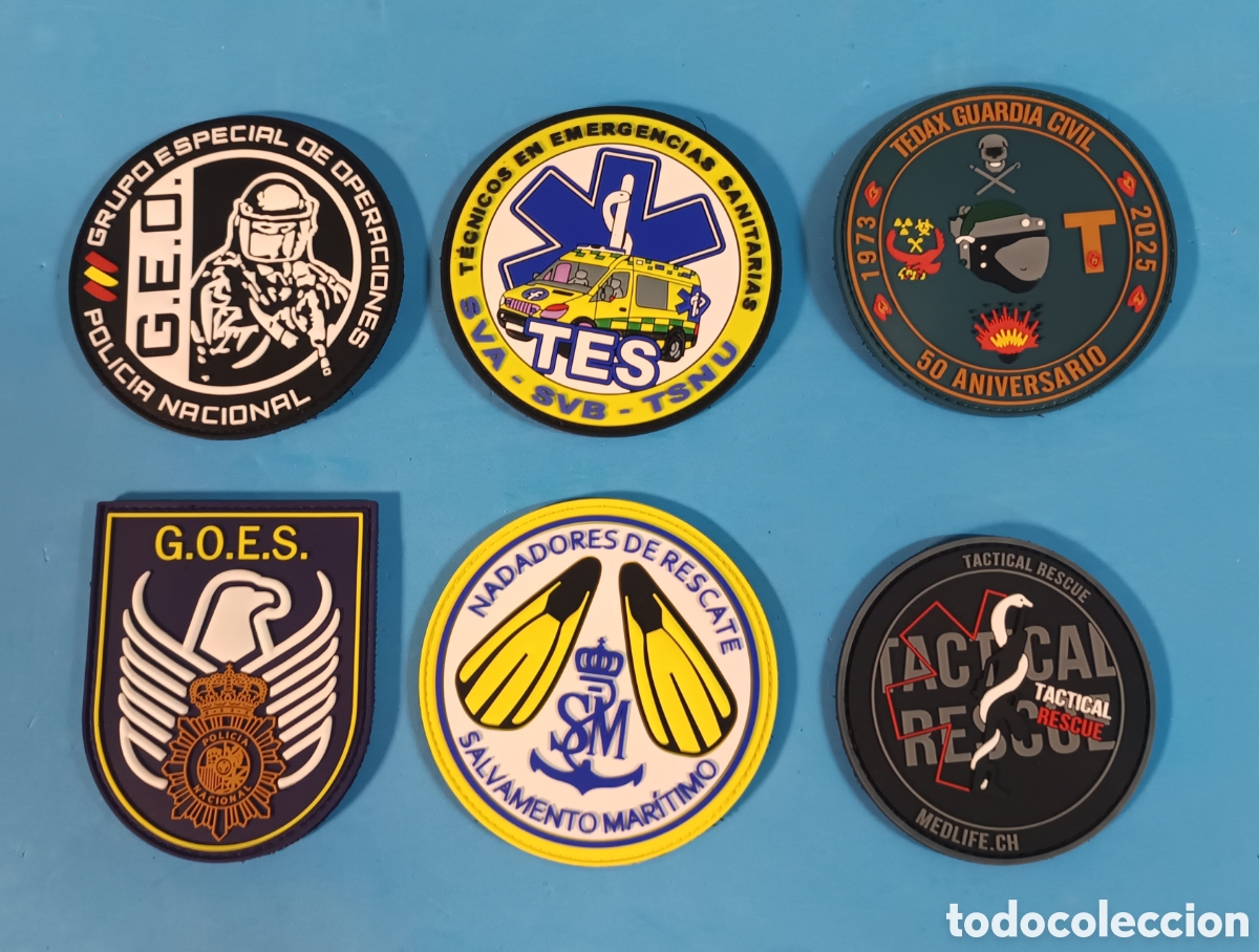 Nuevo: Lote 6 Parches T&aacute;cticos y Policiales - Foto 1