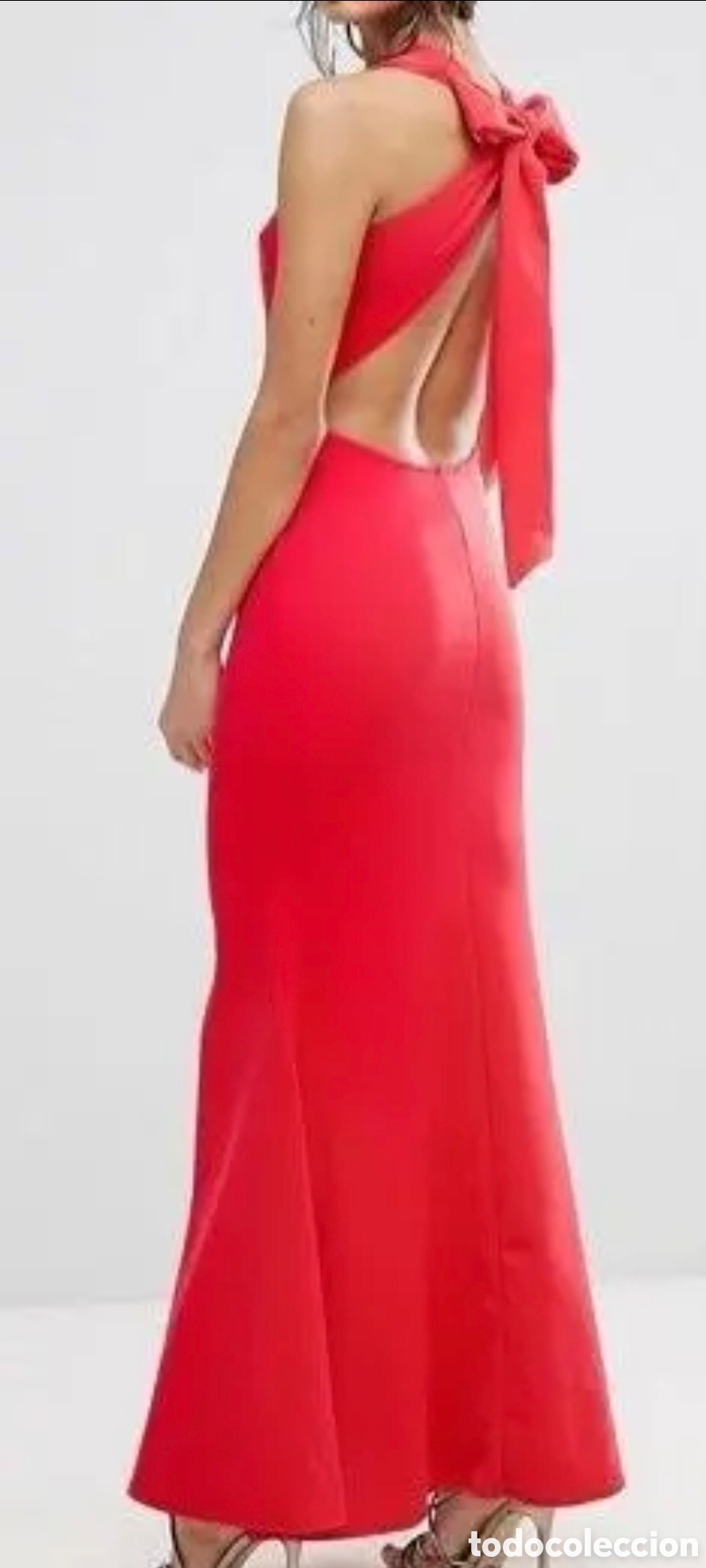 Nuevo: Vestido rojo largo lazo en la espalda - Foto 2
