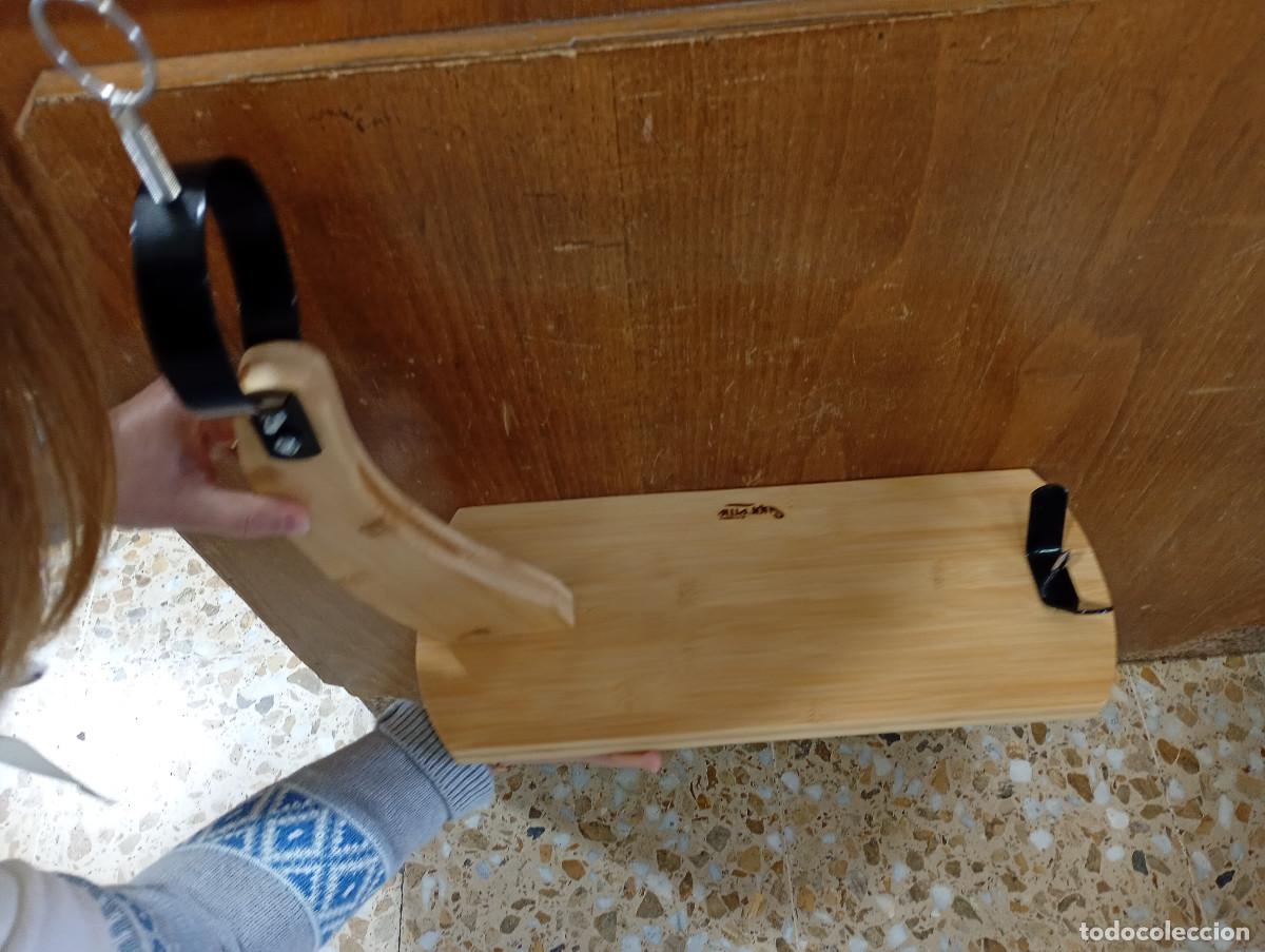 Nuevo: Jamonero nuevo madera bamb&uacute; en caja original a estrenar. - Foto 2