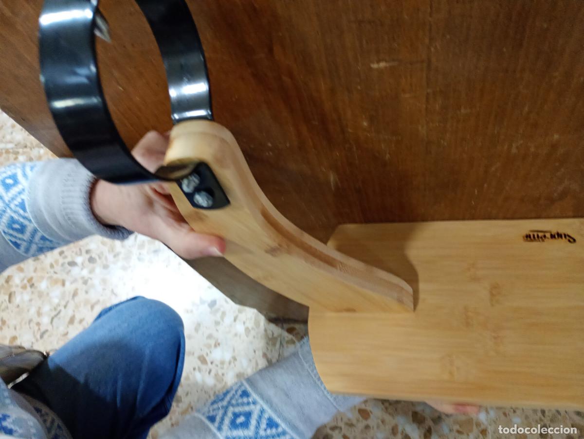Nuevo: Jamonero nuevo madera bamb&uacute; en caja original a estrenar. - Foto 3
