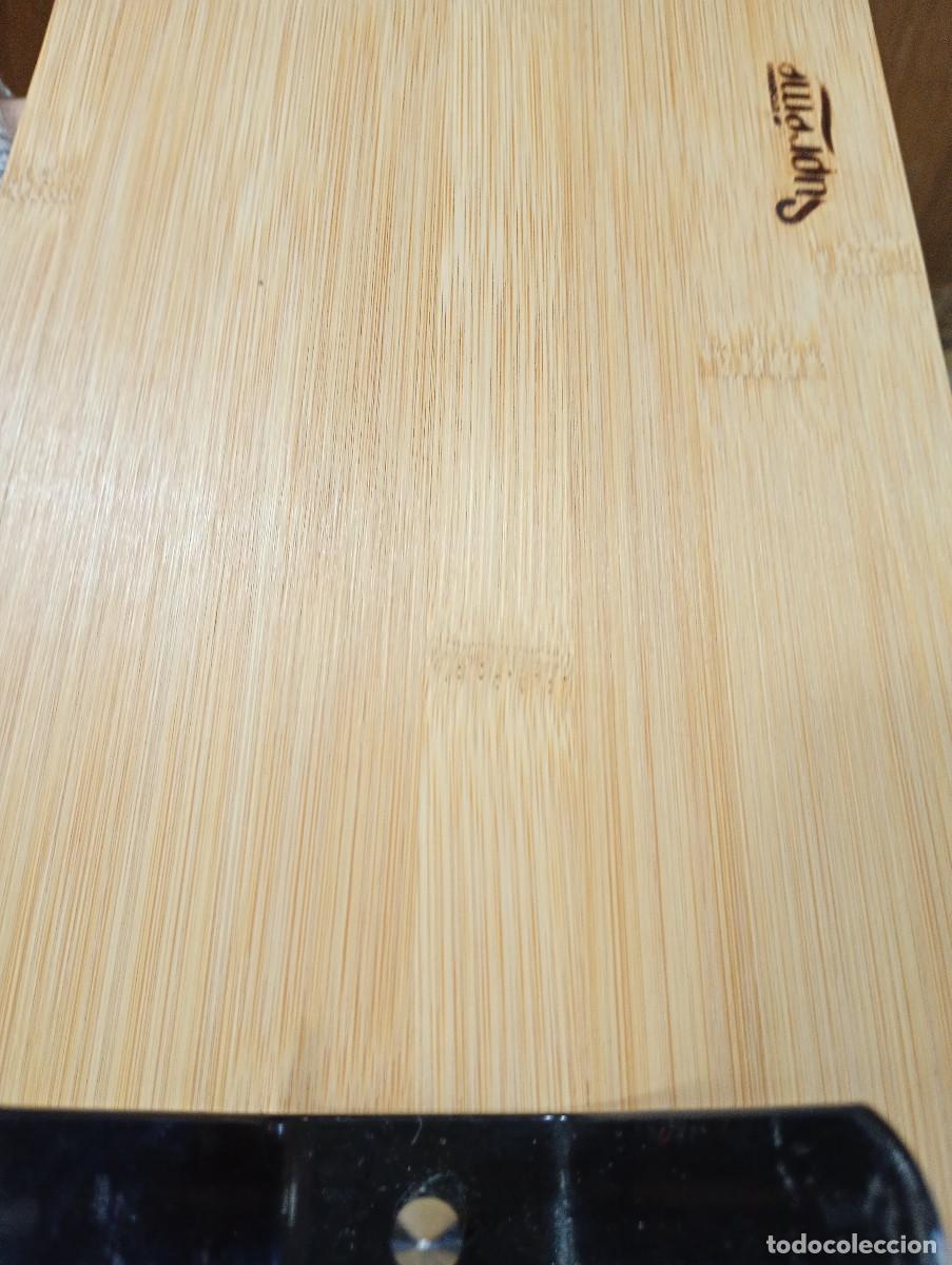 Nuevo: Jamonero nuevo madera bamb&uacute; en caja original a estrenar. - Foto 4