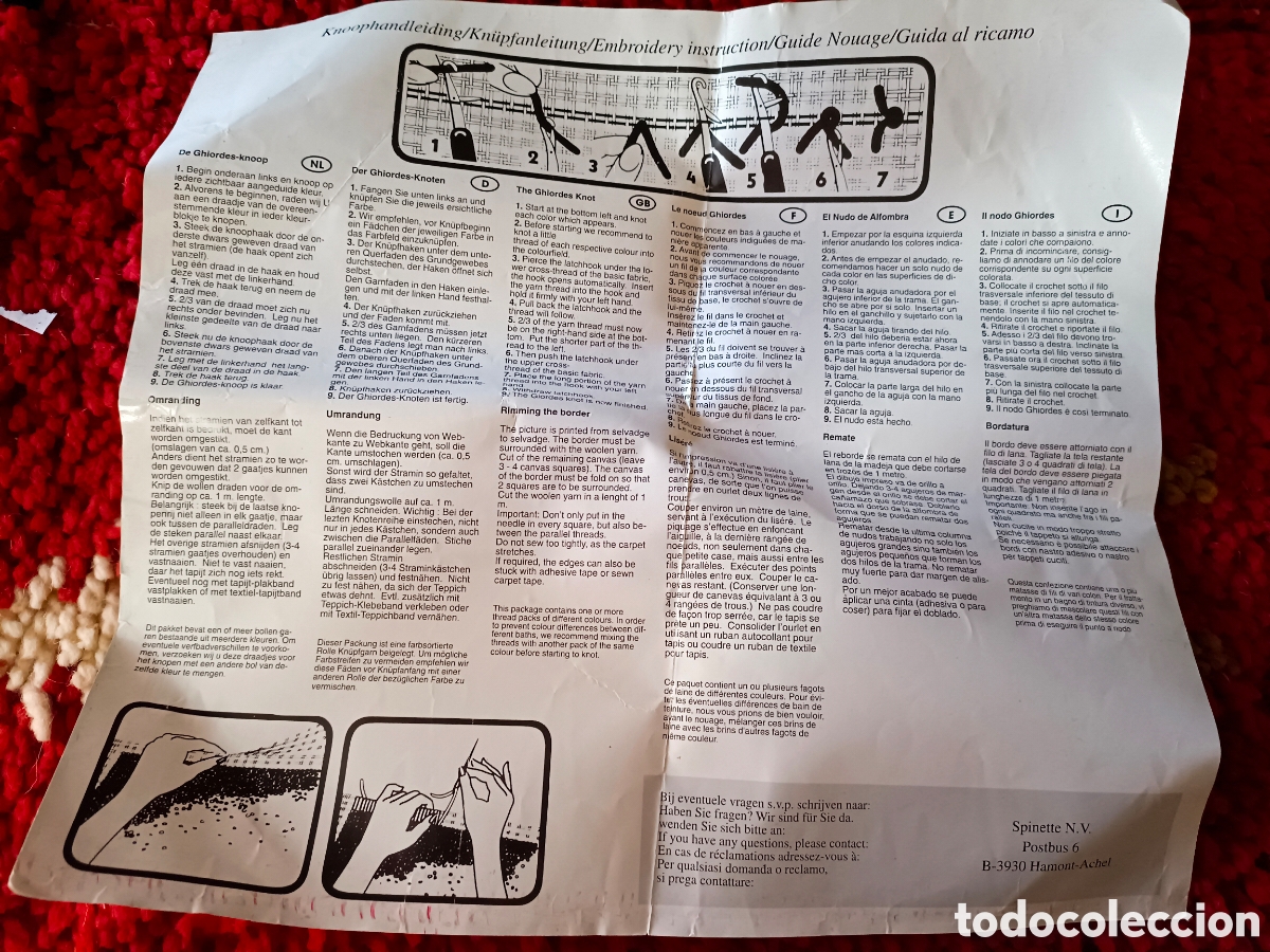 Nuevo: Alfombra DIY Hecha a mano - Foto 4