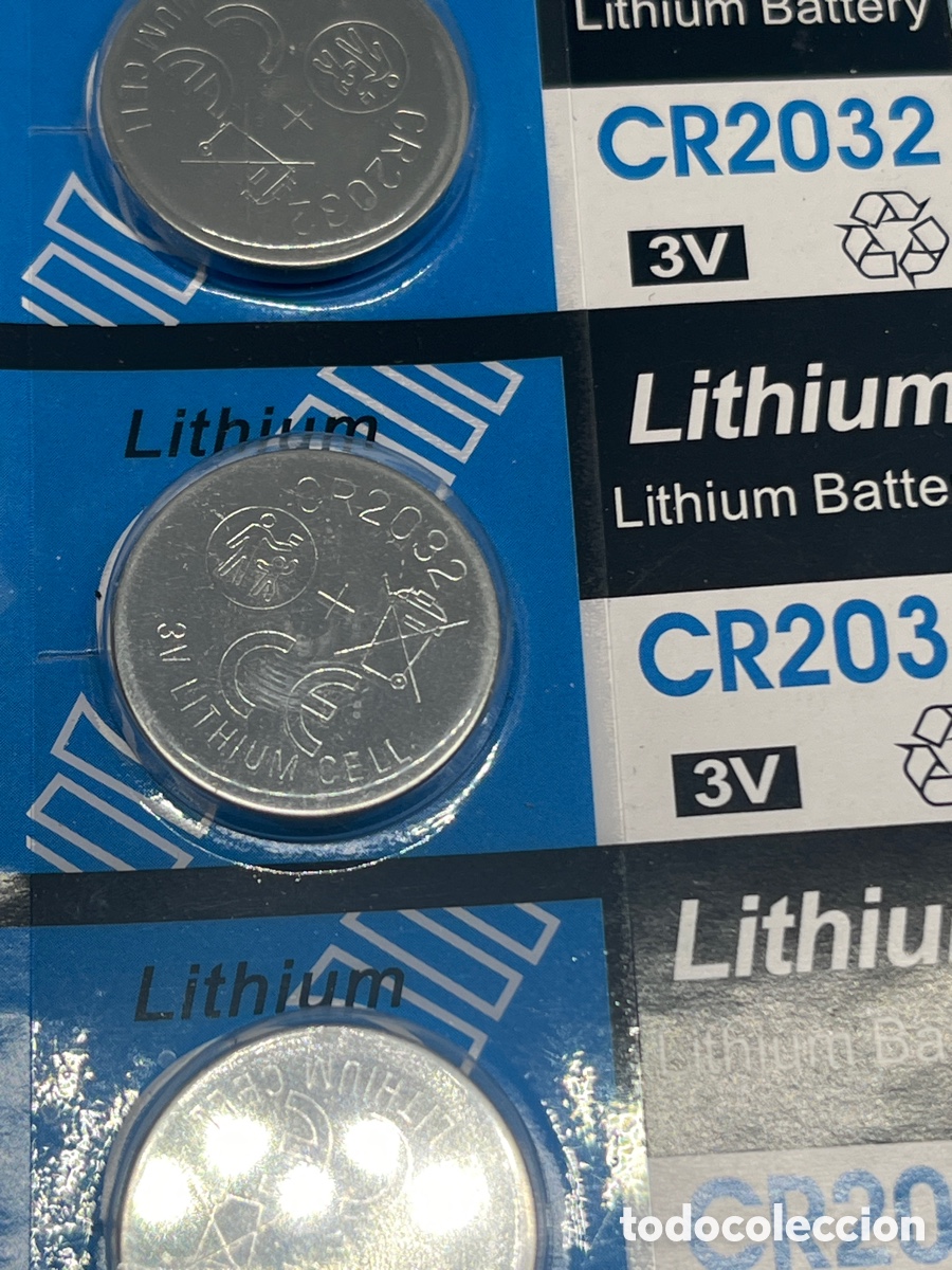 Nuevo: 5 PILAS DE LITHIUM 3V, CR2032 - Foto 2