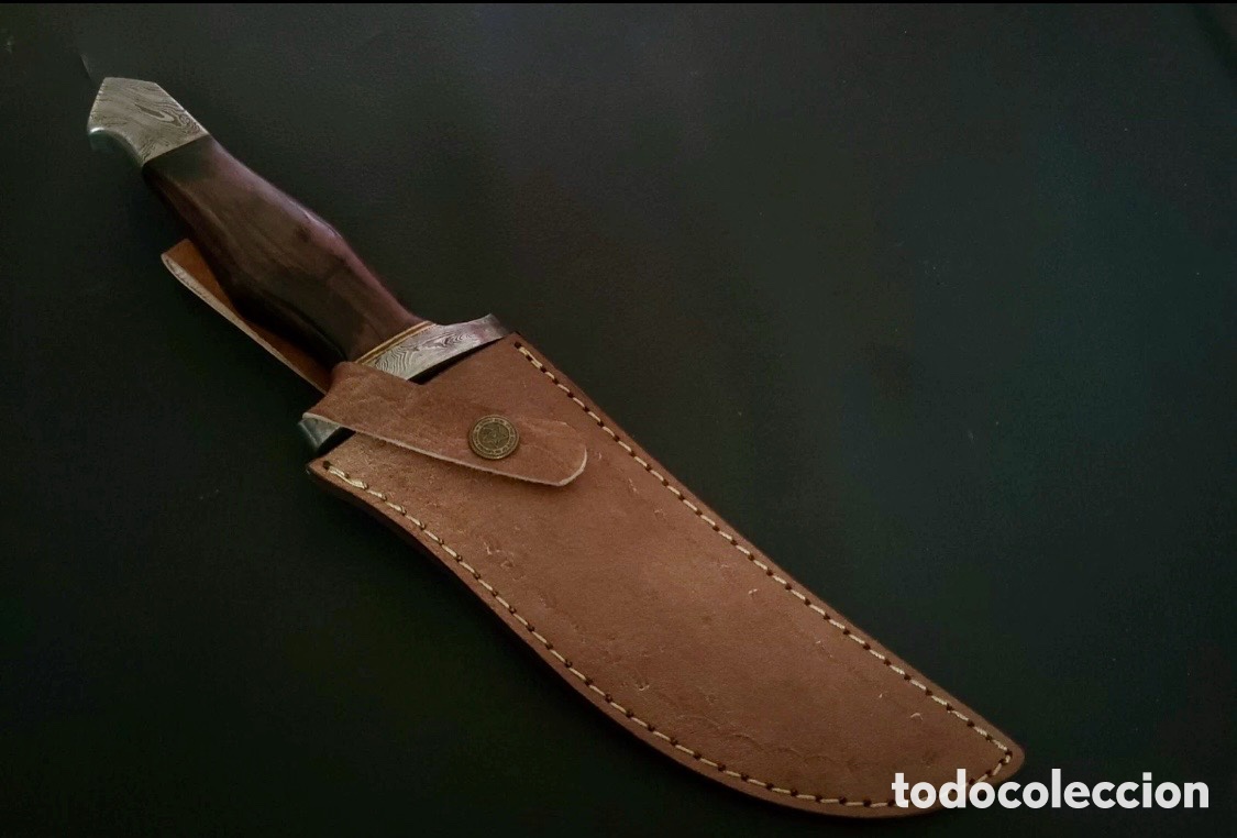 Nuevo: CUCHILLO DE CAZA DE ACERO DAMASCO - Foto 3
