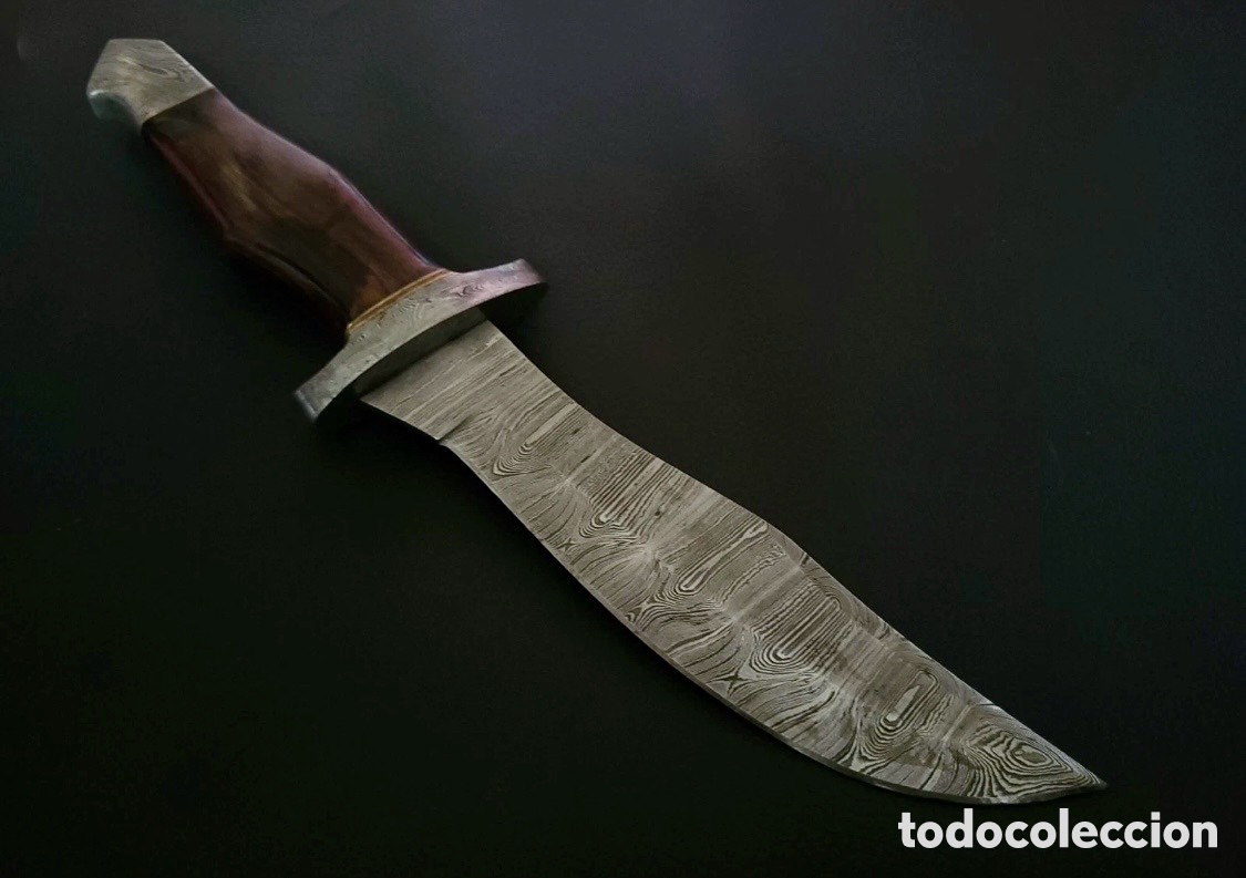 Nuevo: CUCHILLO DE CAZA DE ACERO DAMASCO - Foto 4