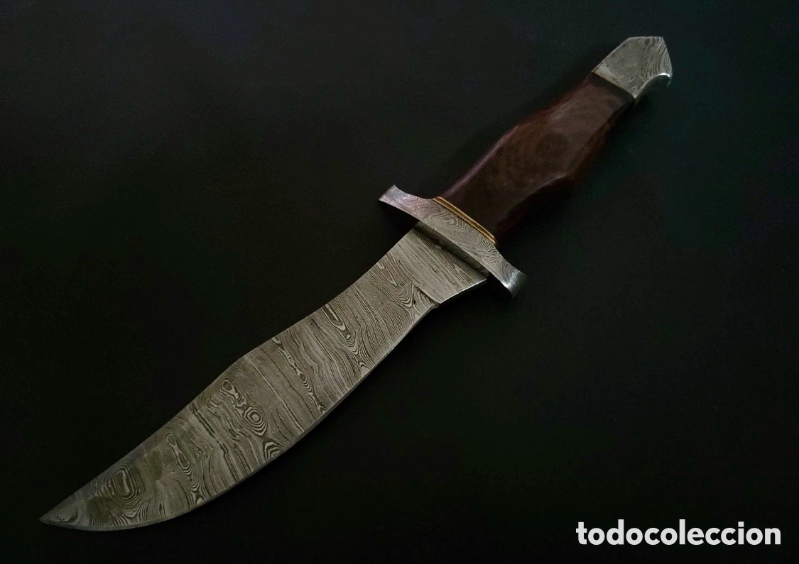 Nuevo: CUCHILLO DE CAZA DE ACERO DAMASCO - Foto 5